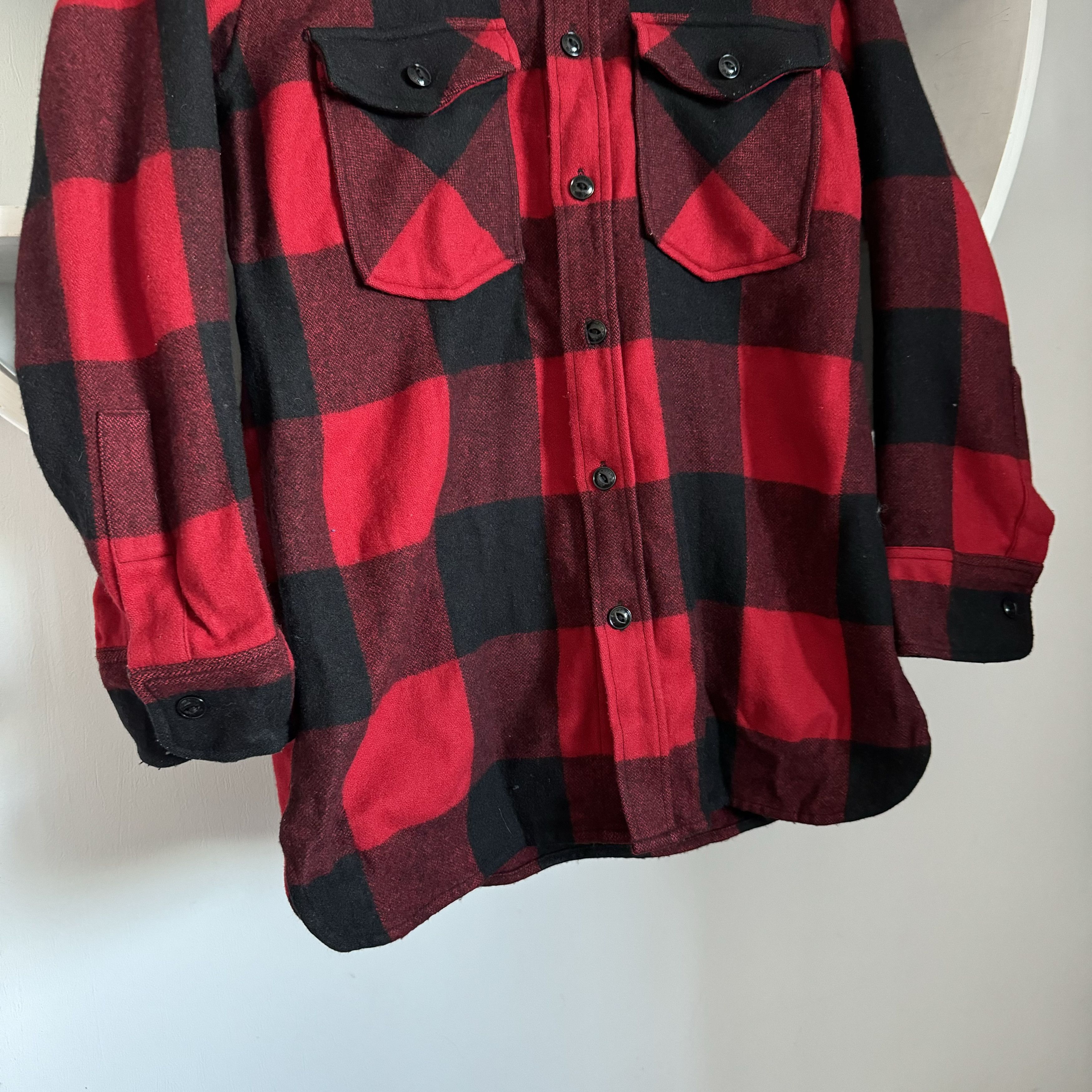 Woolrich Woolen Mills WOOLRICH Check Wool Shirt Jacket Size M Size US M / EU 48-50 / 2 - 5 Thumbnail