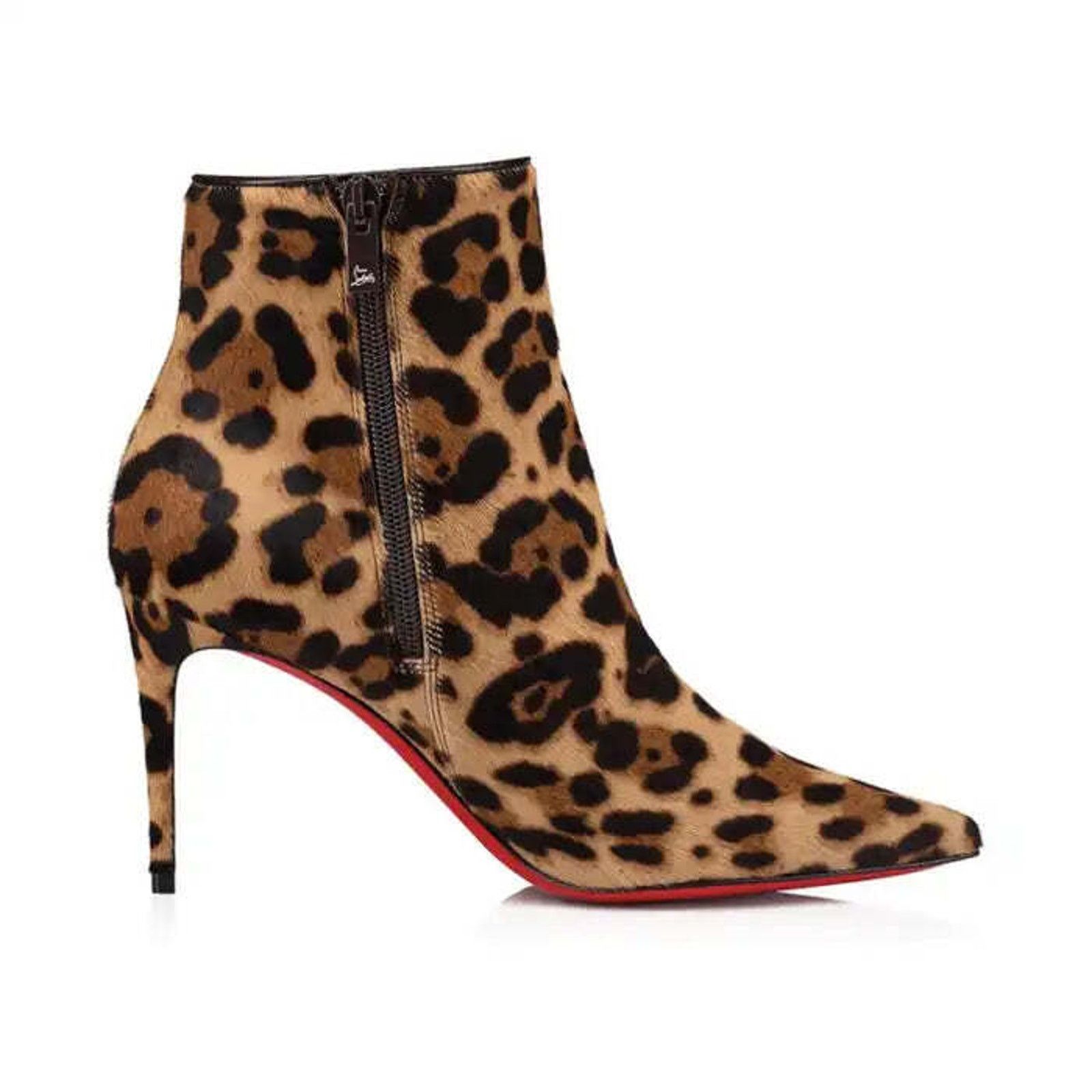 Christian Louboutin Christian Louboutin So Kate Booty 85 Black Brown Leopard Size US 6.5 / IT 36.5 - 8 Thumbnail