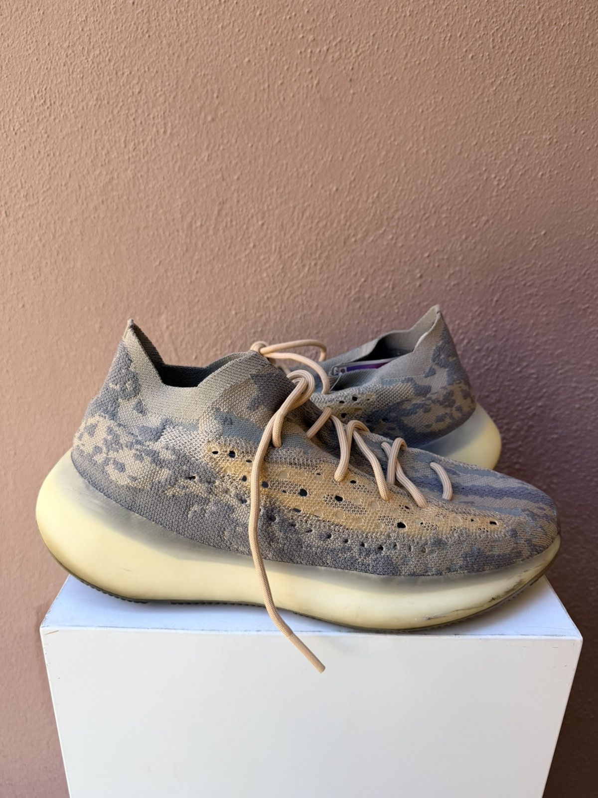Yeezy Size 13 Adidas Yeezy Boost 380 Mist Non-Reflective Sneaker Size US 13 / EU 46 - 1 Thumbnail