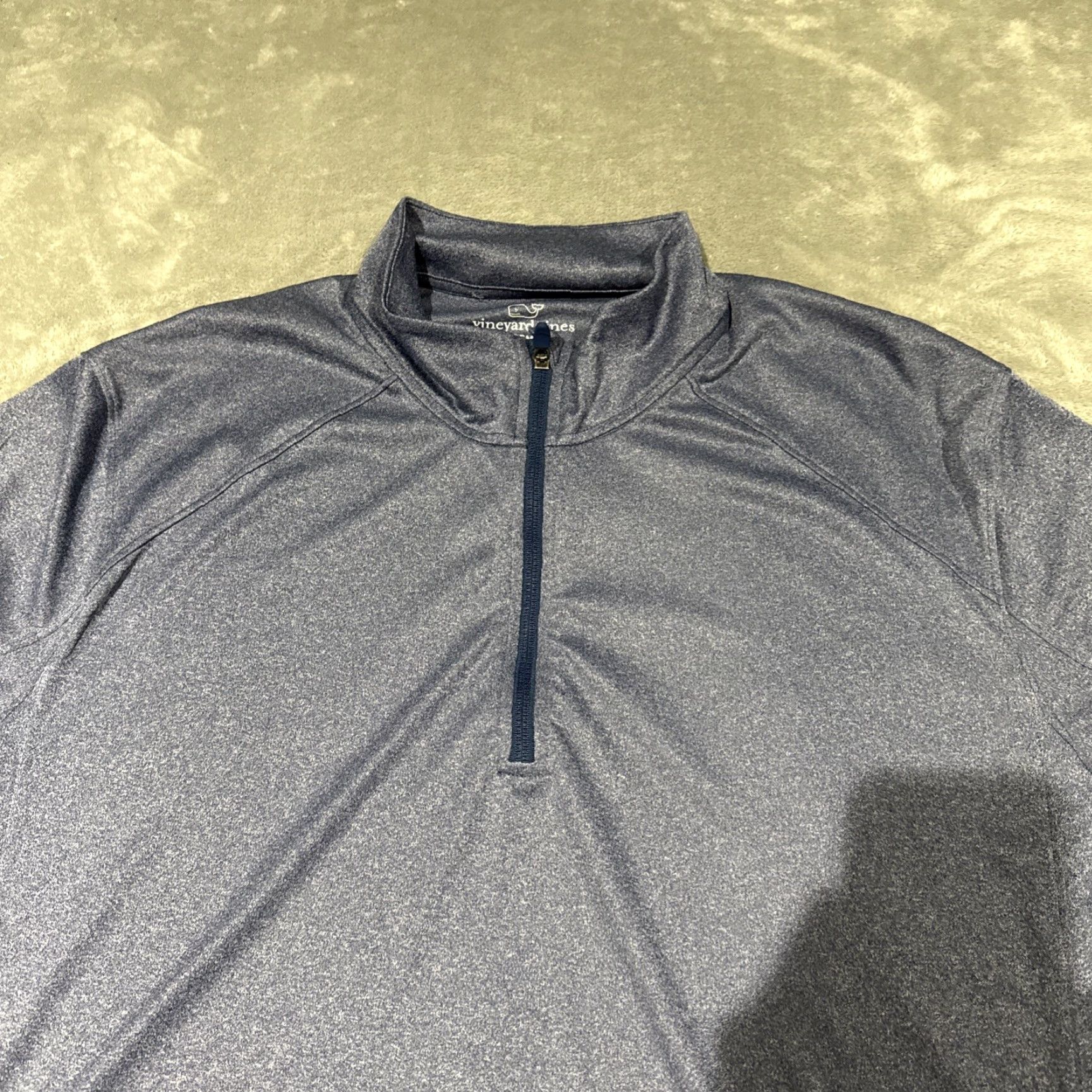Vineyard Vines Vineyard Vines 1/4 Zip Pullover Sweater Mens 2XL Blue Performance Golf Casual Size US XXL / EU 58 / 5 - 2 Thumbnail