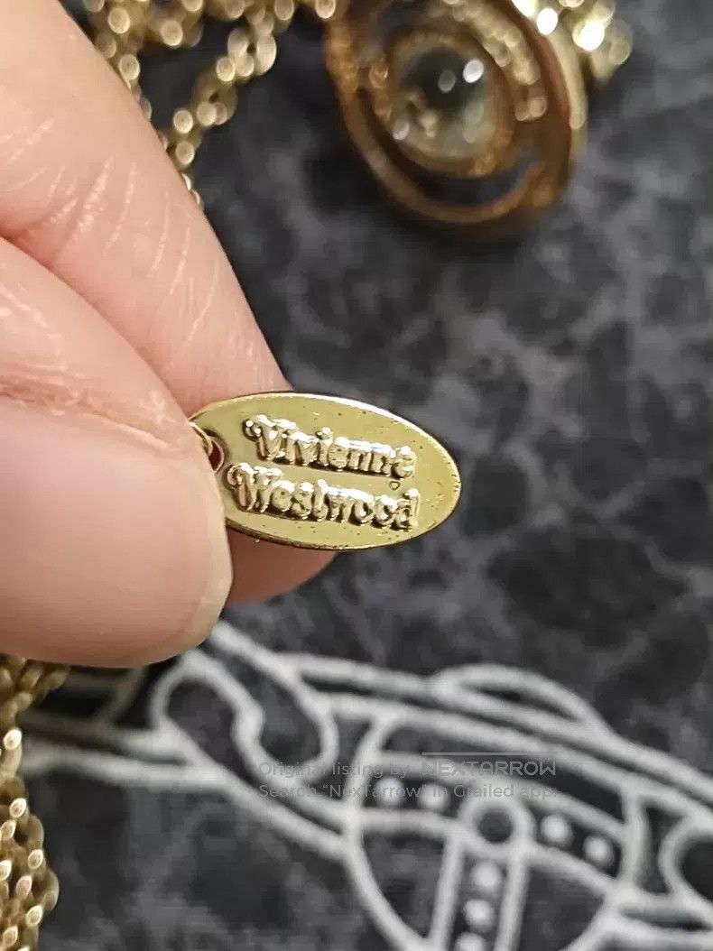 Vivienne Westwood vivienne westwood Golden Small Orb Necklace Size ONE SIZE - 6 Thumbnail