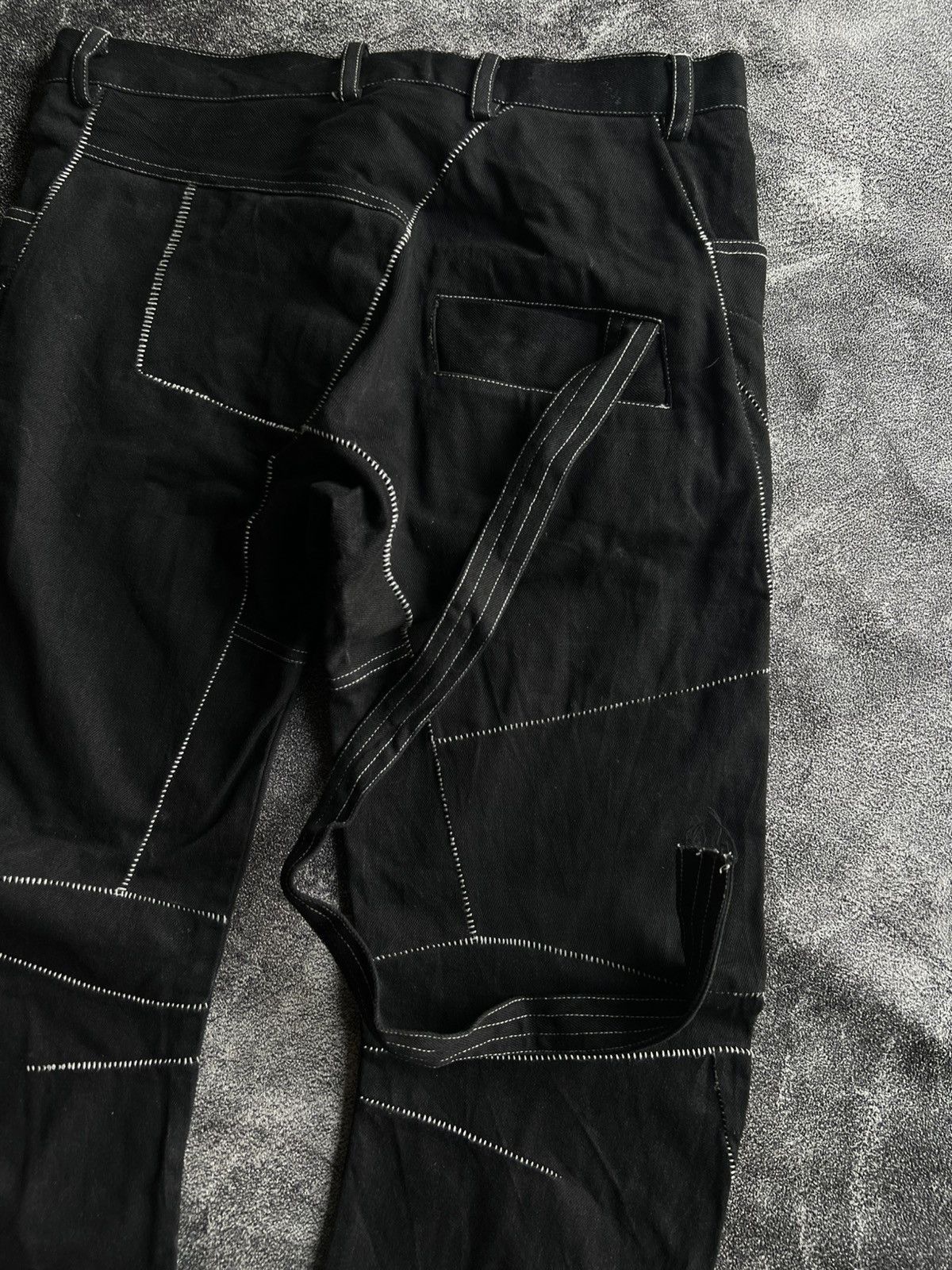 14th Addiction Chaunk Drklac SS17 Denim Pants Size US 33 - 11 Thumbnail