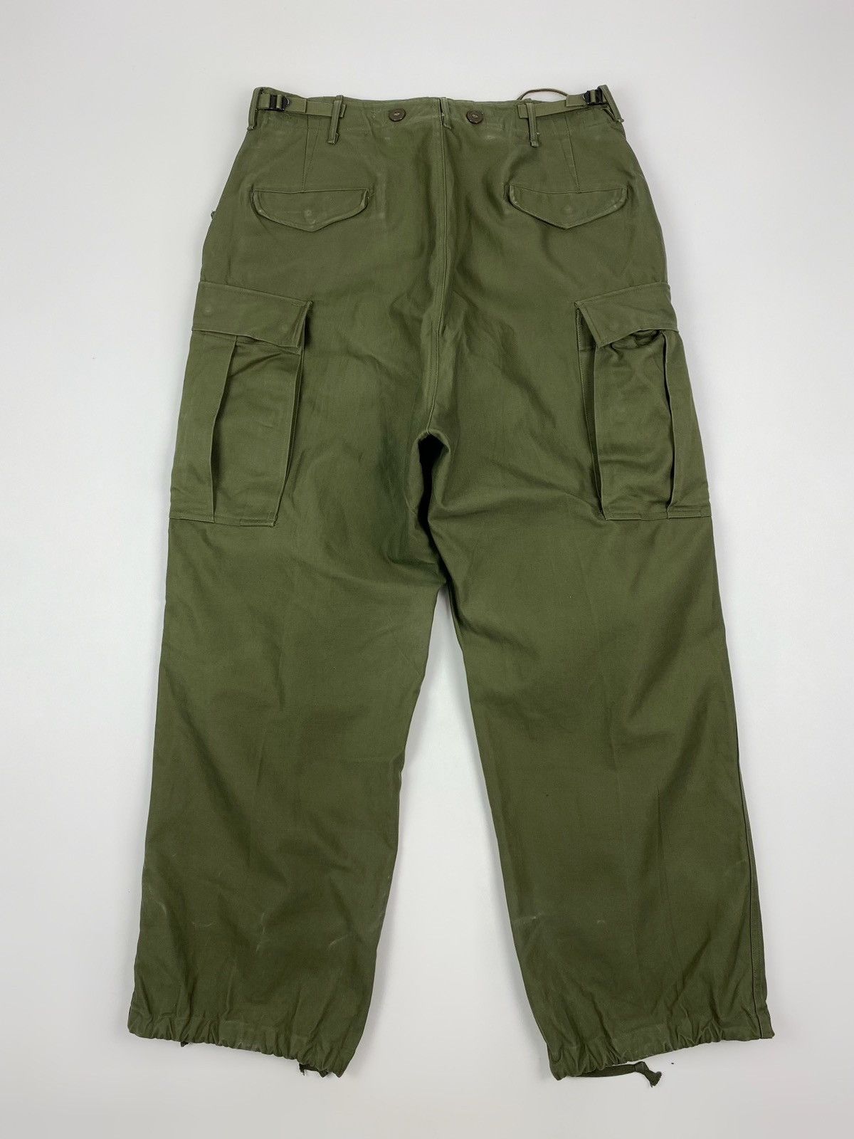 Vintage 1950’s Vintage US Army M-1951 Cargo Shell Field Trousers M Size US 34 / EU 50 - 12 Thumbnail