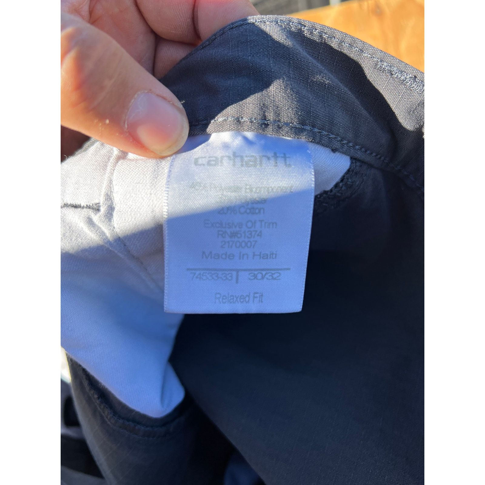 Carhartt Carhartt Relaxed Fit Canvas Gray Men 30x32 Work Pants Y2K Size US 30 / EU 46 - 5 Thumbnail