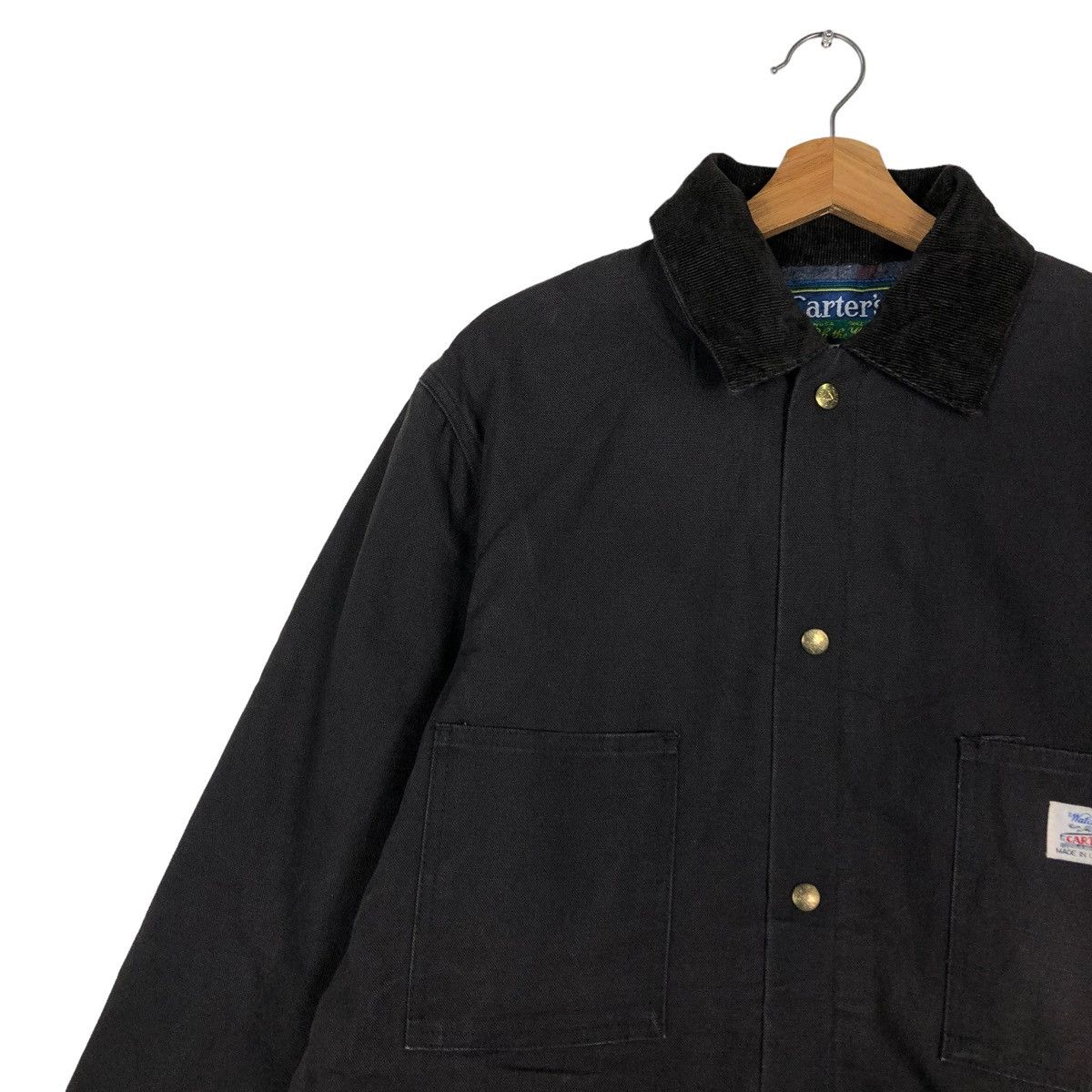 Vintage 🔥VINTAGE HICKORY CHORE JACKET CARTER’S USA BLANKET LINING Size US M / EU 48-50 / 2 - 5 Thumbnail