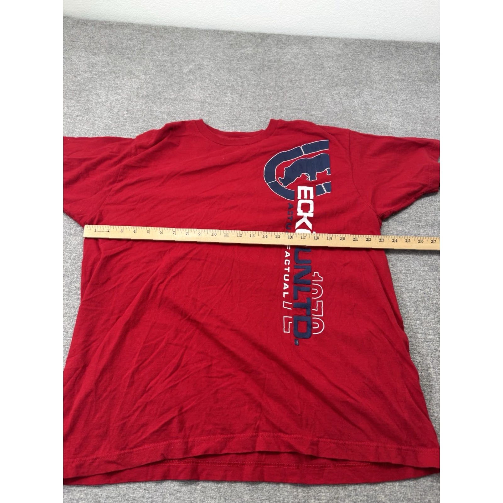 Ecko Unltd. VINTAGE Ecko Unltd Classic T Shirt Mens XL Red Short Sleeve Tee Size US XL / EU 56 / 4 - 5 Thumbnail