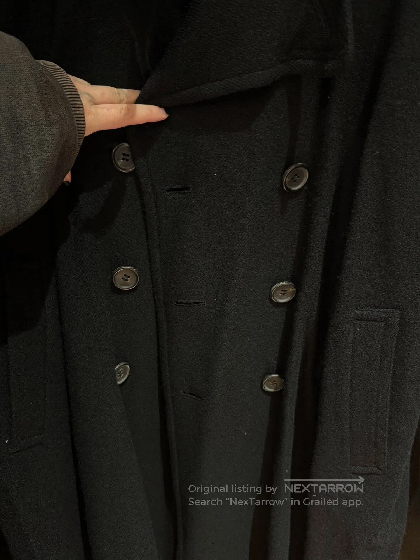 Y's long black wool oversized coat by y's. Size US XXL / EU 58 / 5 - 3 Thumbnail