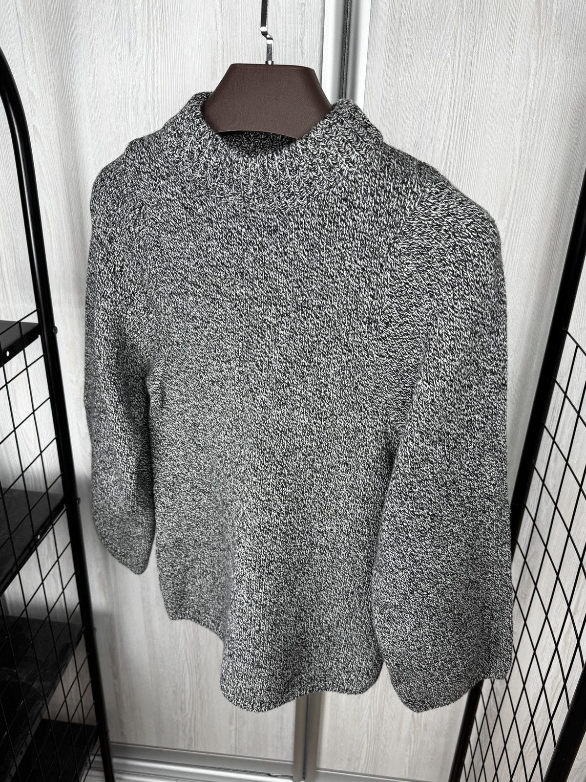 Toteme Toteme Pomy Grey Merino Wool knitted sweater jumper Size XXS / US 00 / IT 34 - 6 Thumbnail