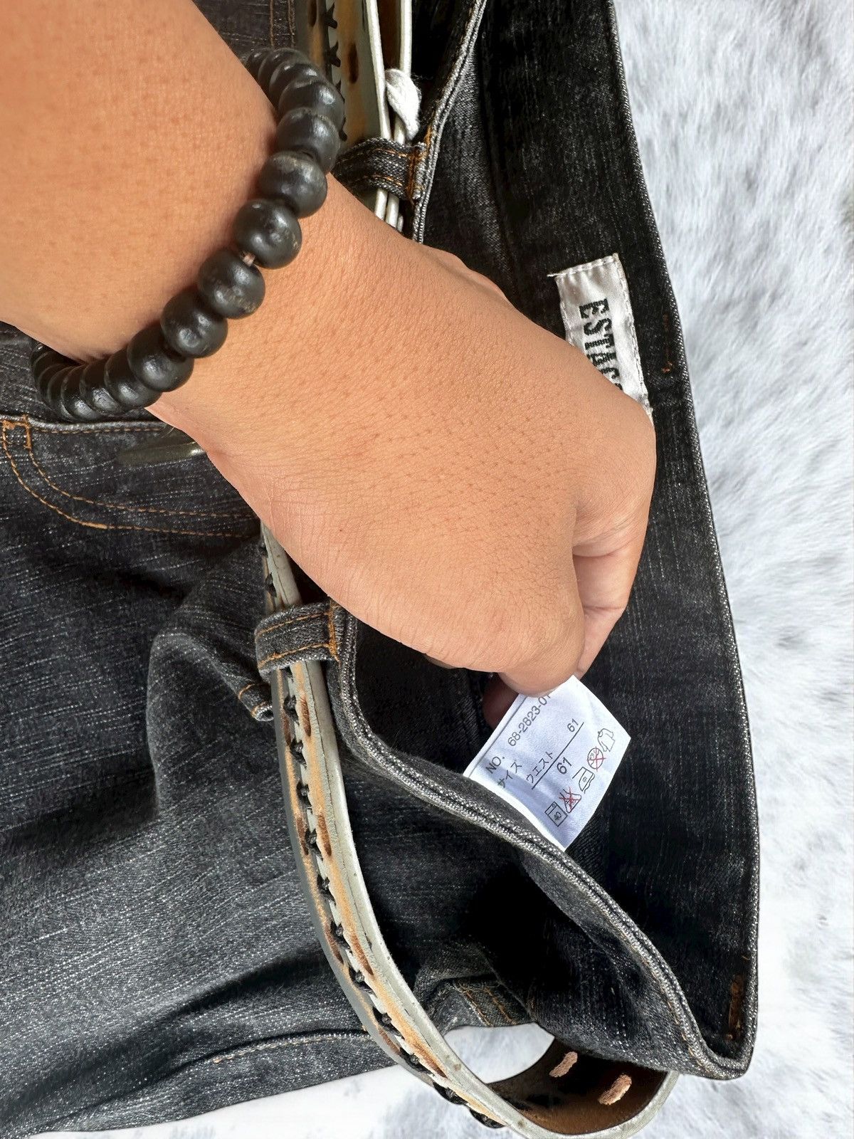 If Six Was Nine 💥rare💥 japanese brand ESTACOT tribal flared jeans Size US 30 / EU 46 - 3 Thumbnail