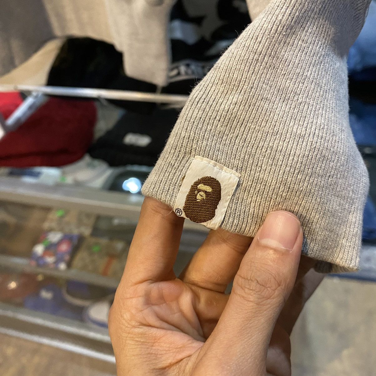 Bape × Champion 🔥VTG Bape x Champion Bape Good Ape reverse weave sweatshirt Size US M / EU 48-50 / 2 - 8 Thumbnail