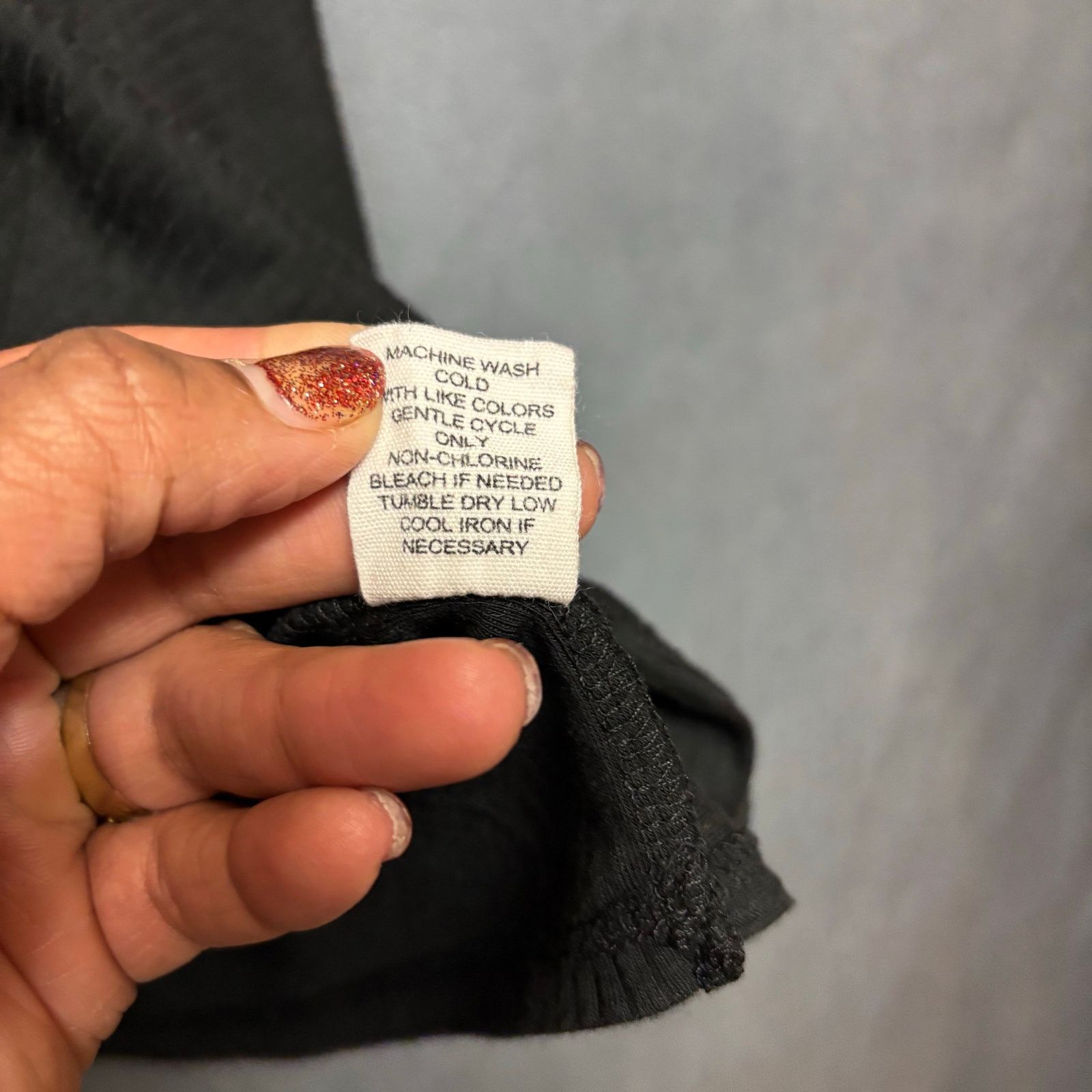 Other Willow Drive Black Ribbed Twist Front Top XL Soft Stretch Size XL / US 12-14 / IT 48-50 - 10 Thumbnail