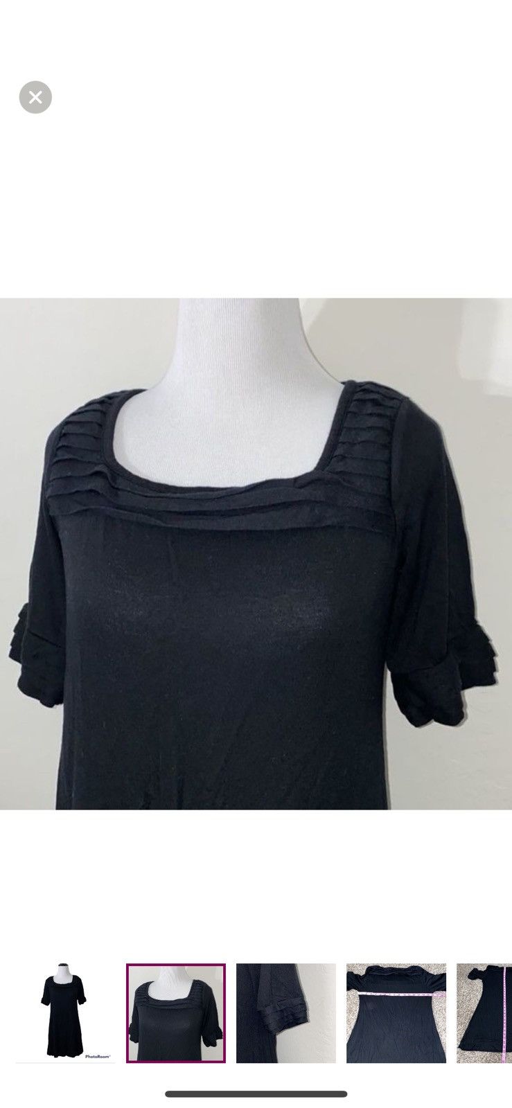 Banana Republic Banana republic small black office dress Size S / US 4 / IT 40 - 2 Thumbnail