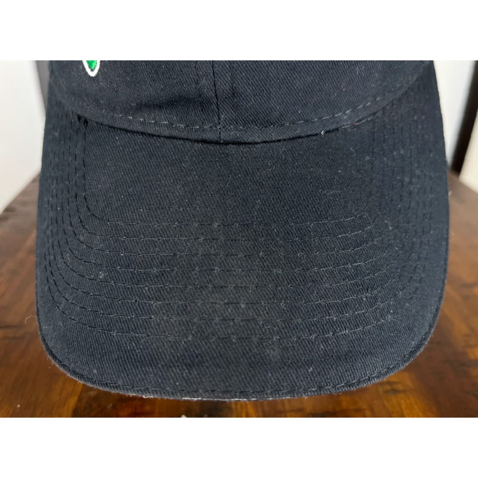 Vintage Over A Barrel Brewing Hat Cap Strap Back Mens Black Embroidered Brewery Cotton F Size ONE SIZE - 3 Thumbnail