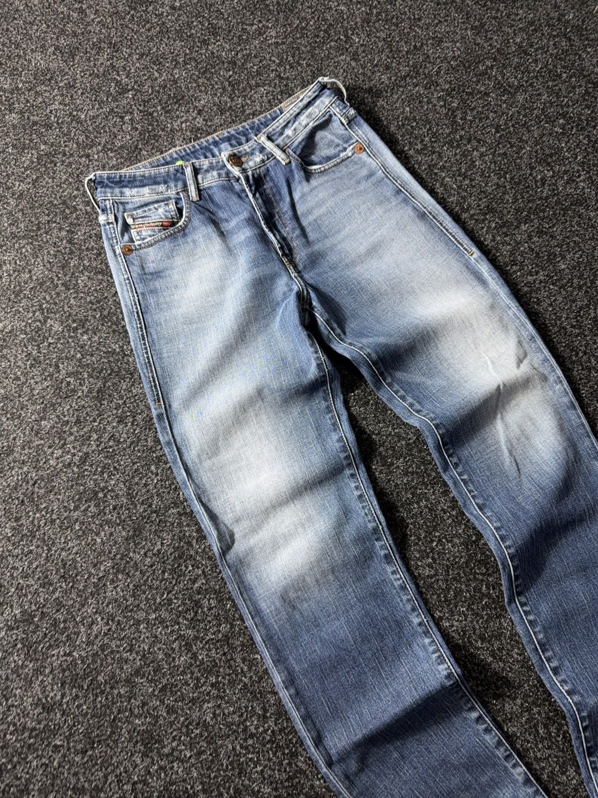 Diesel × If Six Was Nine × Vintage Vintage Diesel Industry Distressed Jeans skinny denim pants Size 29" - 5 Thumbnail