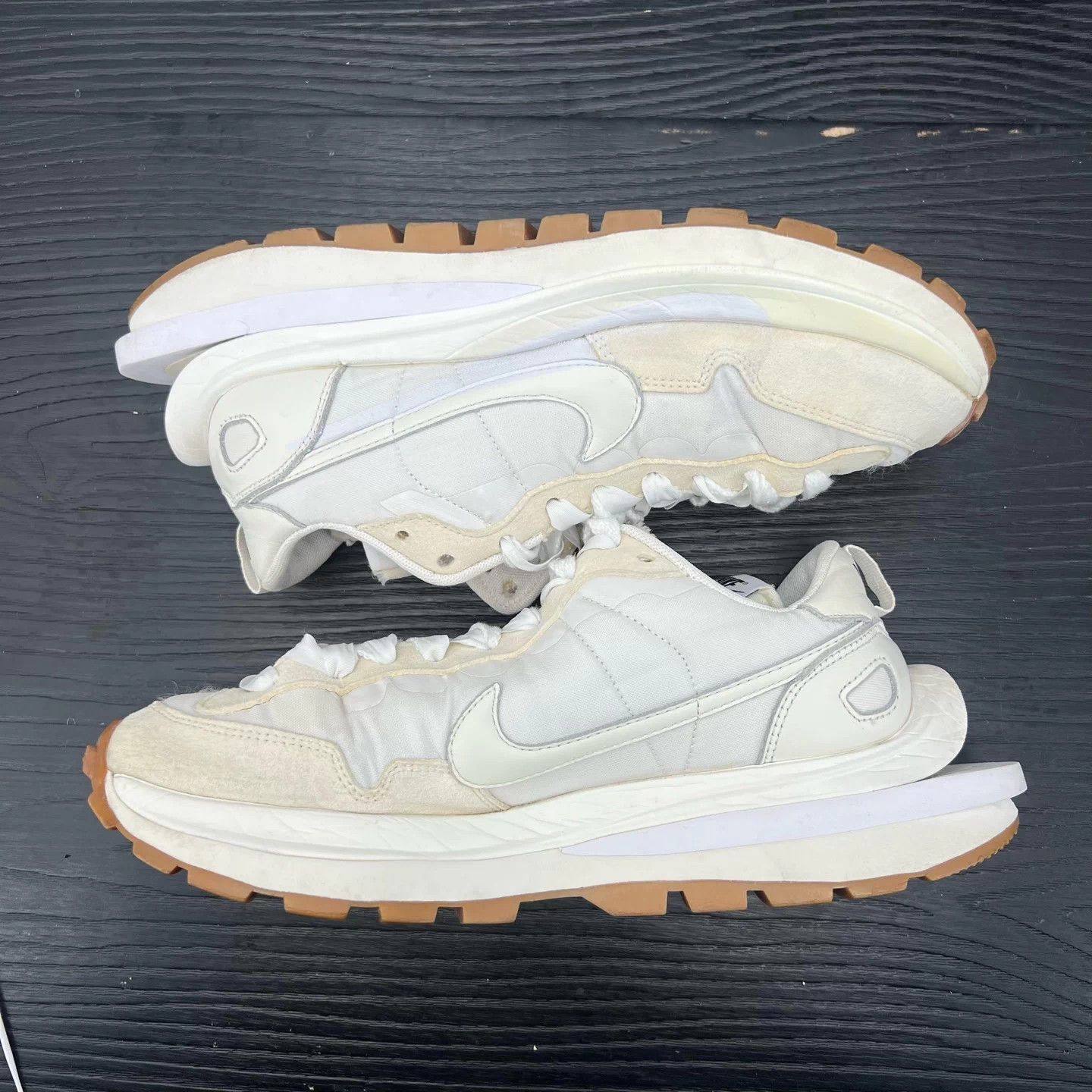 Nike sacai vaporwaffle white gum 43 new with box Size US 10 / EU 43 - 2 Thumbnail