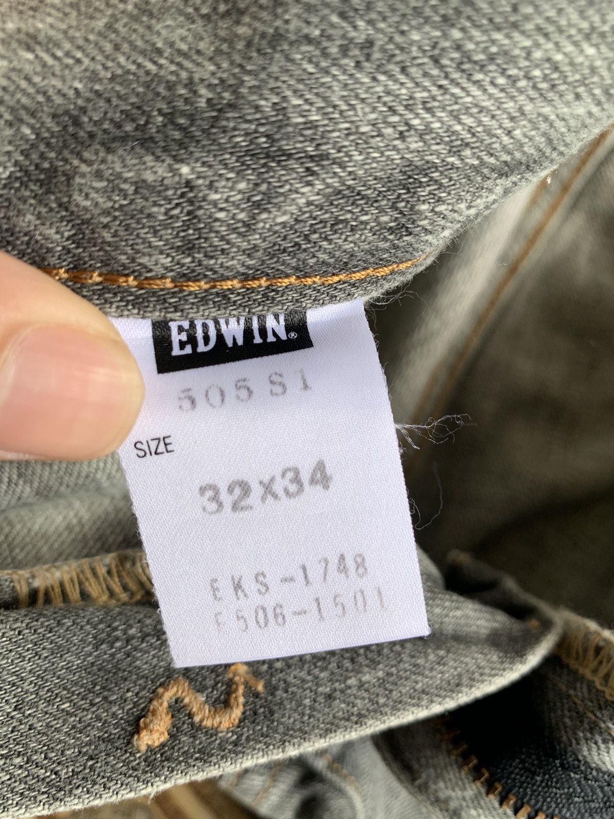 If Six Was Nine VINTAGE EDWIN 505S SELVEDGE FADED DISTRESSED SHORT DENIM Size US 32 / EU 48 - 17 Thumbnail