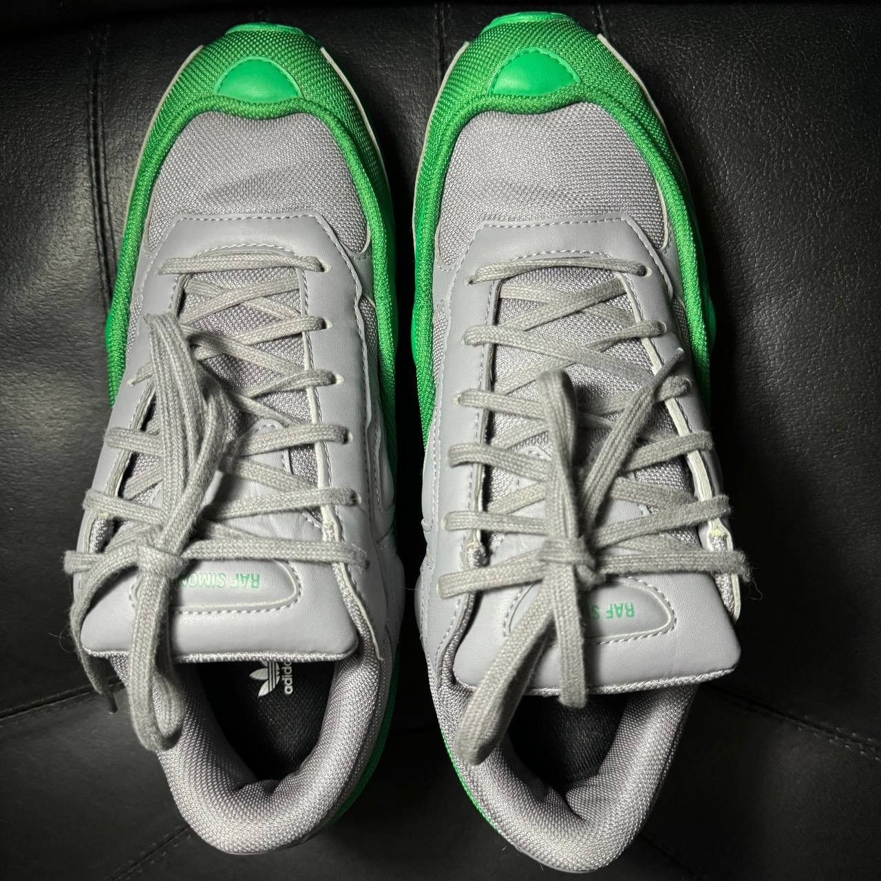 Adidas × Raf Simons Adidas Raf Simons ozweego Green Gray FW18 Size US 9 / EU 42 - 7 Thumbnail