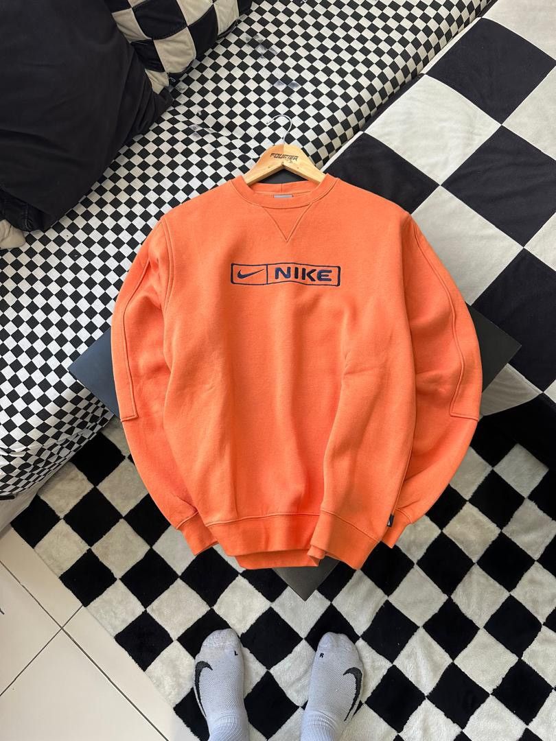 Nike × Vintage VINTAGE NIKE SPELLOUT EMBROIDERY SWEATSHIRT DEADSTOCK Size US S / EU 44-46 / 1 - 1 Thumbnail
