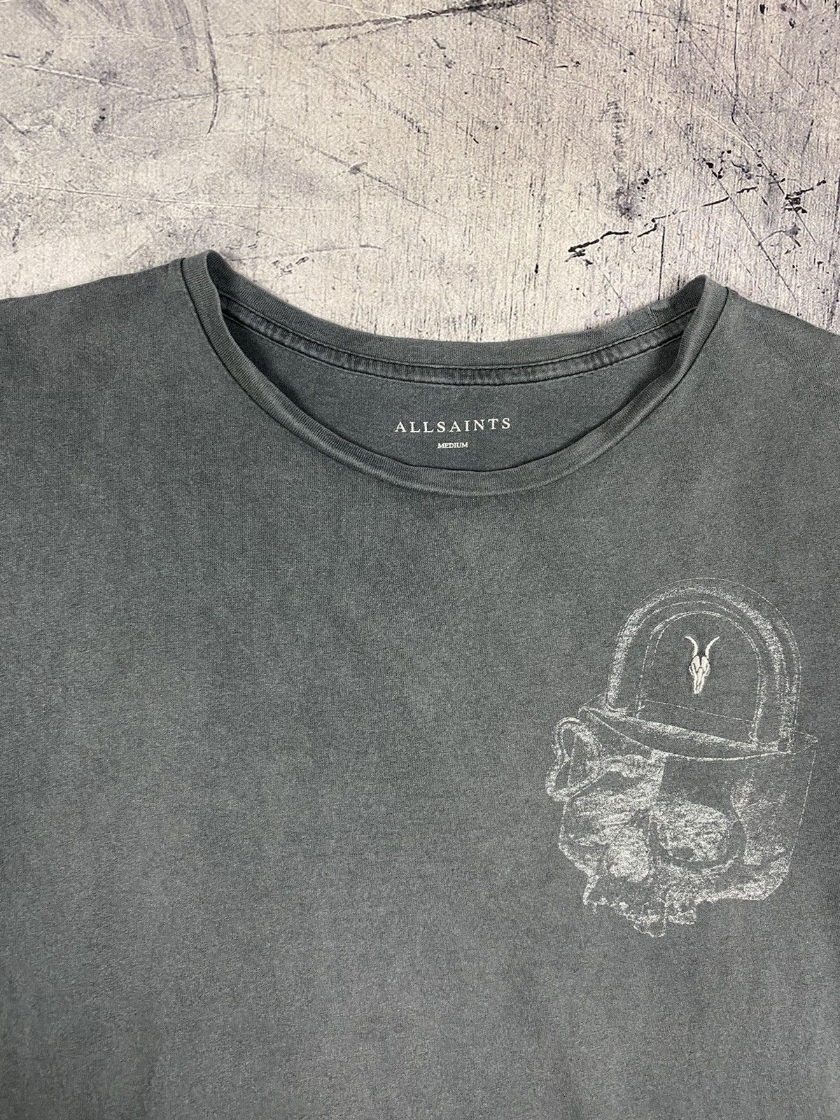 Allsaints × Vintage Vintage Allsaints Designer Faded Tee T Shirt Size US M / EU 48-50 / 2 - 7 Thumbnail