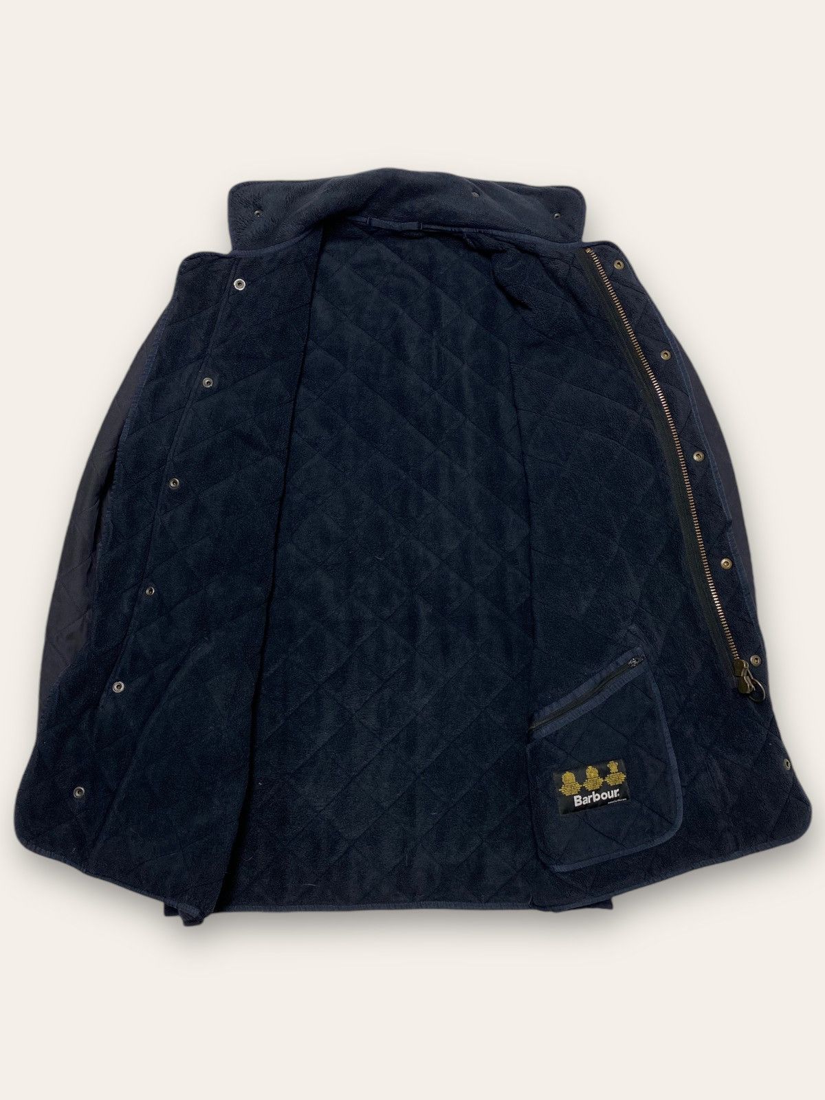 Barbour Vintage BARBOUR Quilted Longed Parka Jacket Size US XL / EU 56 / 4 - 3 Thumbnail