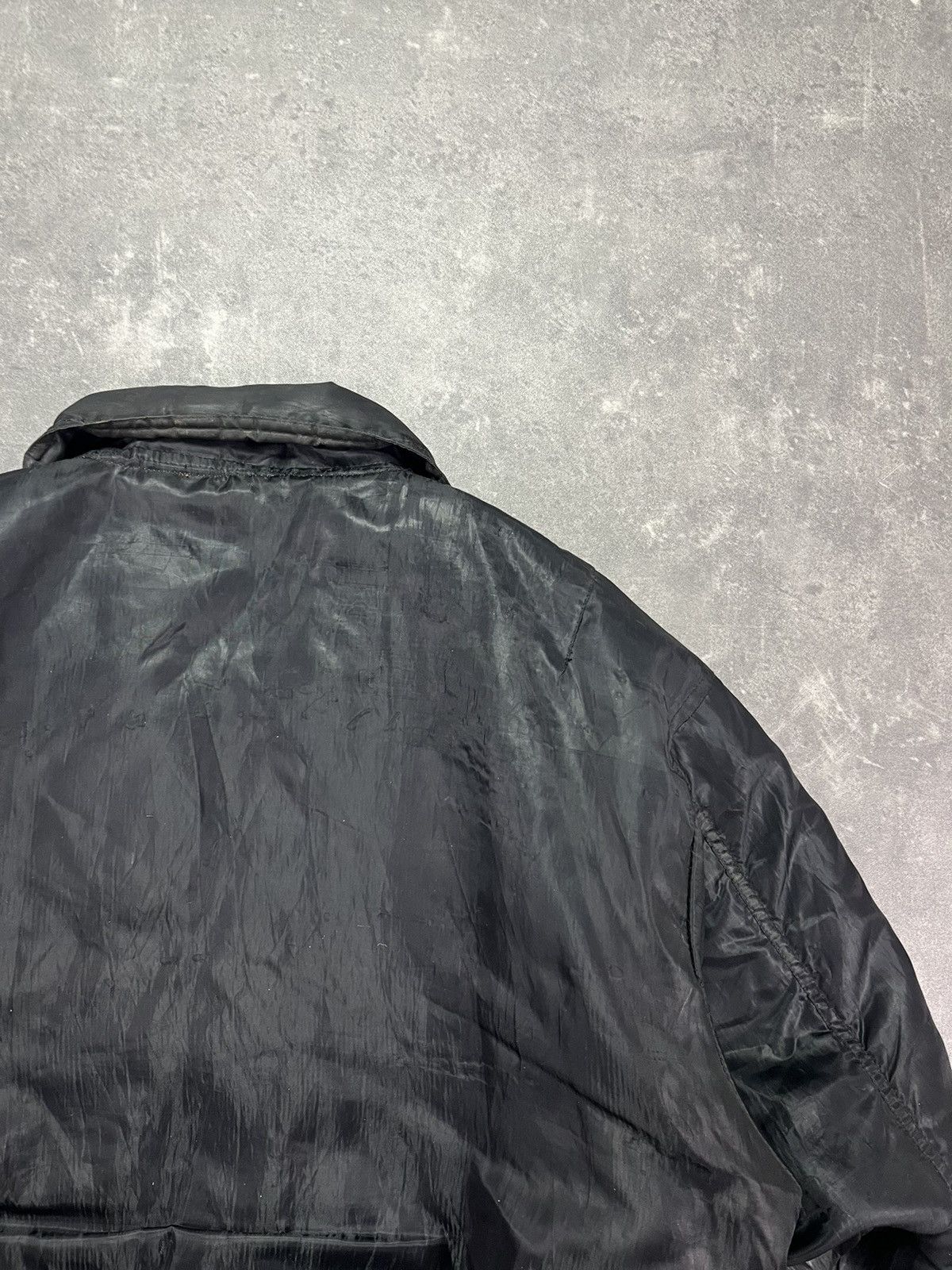 Japanese Brand 90s St. Army Industries Distressed Faded Bomber Jacket XXL Size US XXL / EU 58 / 5 - 13 Thumbnail