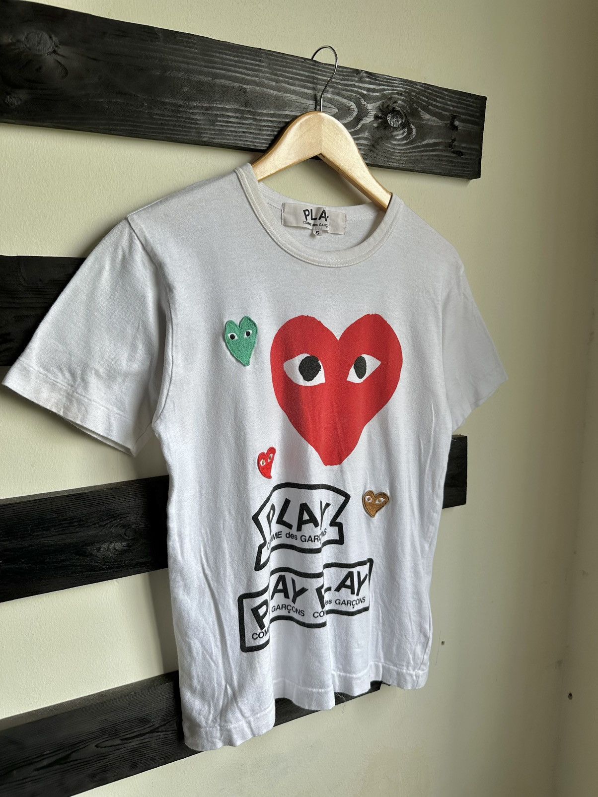 CDG by Comme des Garcons CDG Play Tshirt Size US XS / EU 42 / 0 - 2 Thumbnail
