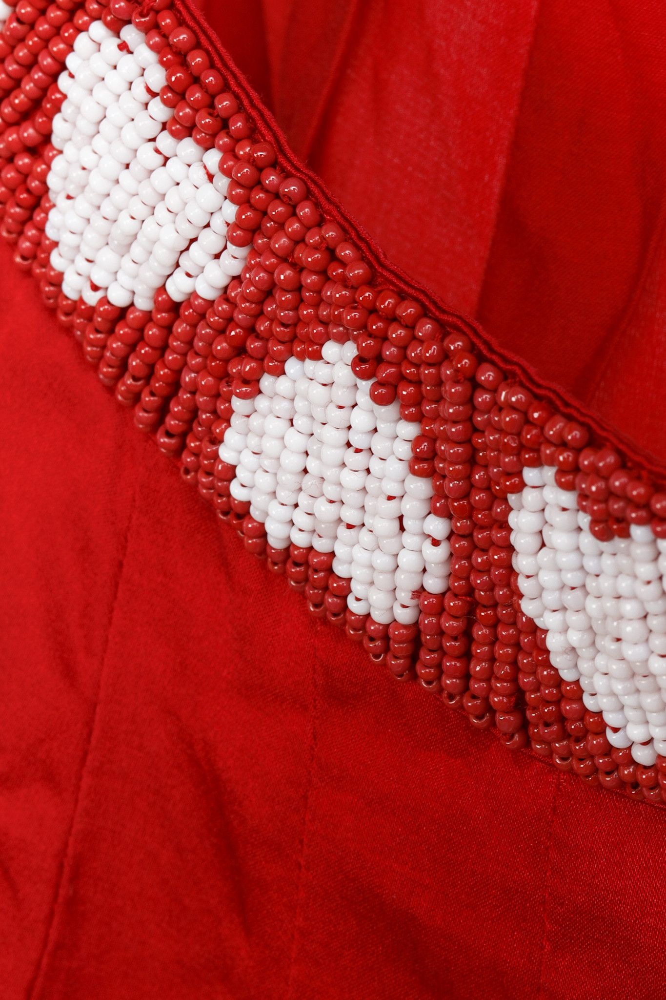 Love Moschino Love Moschino Beaded Hearts Collar Red Halter Blouse Size S / US 4 / IT 40 - 6 Thumbnail
