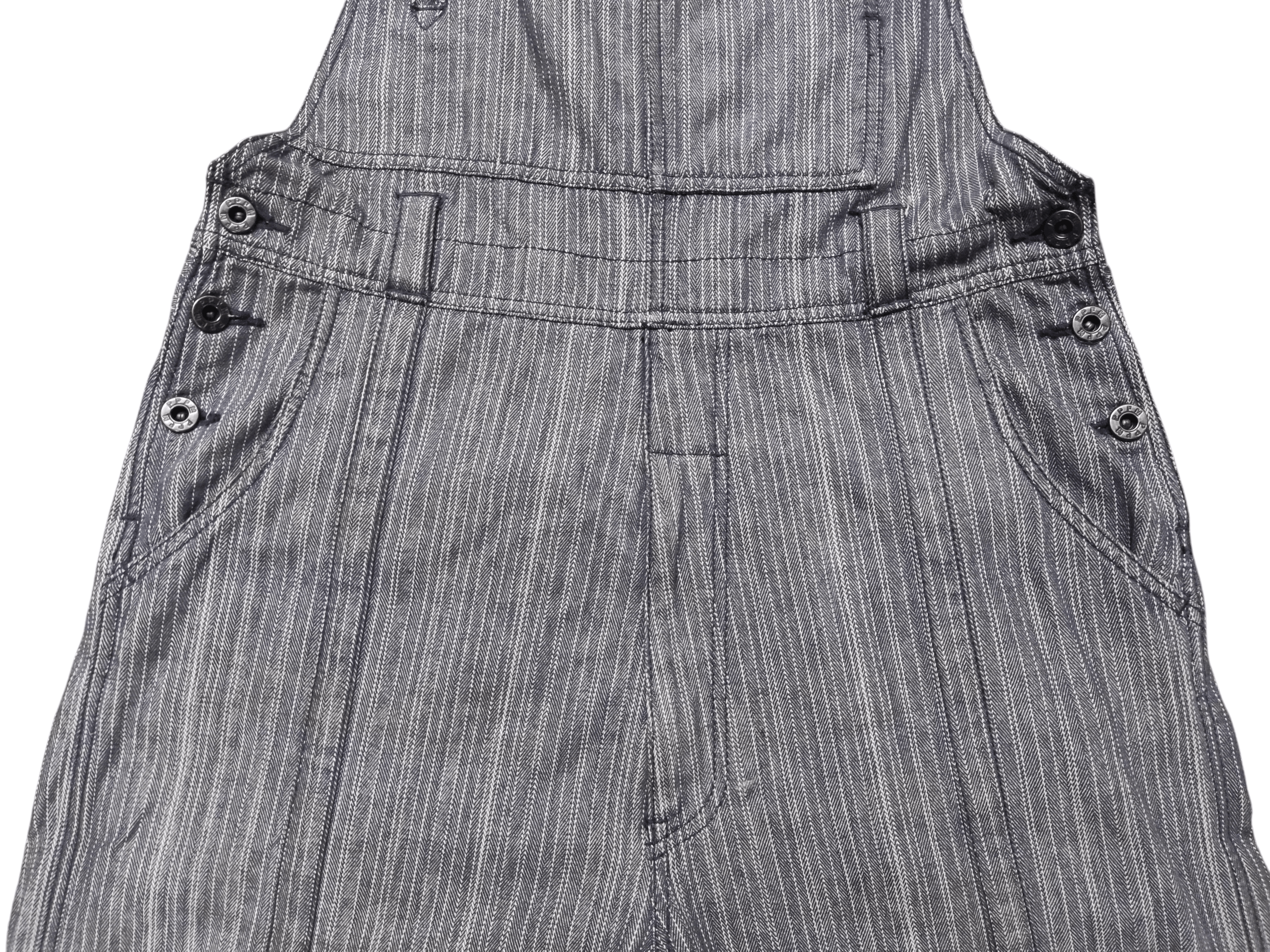 PPFM Vintage Rare PPFM Japanese Overall Denim Indigo Stripe Size US 34 / EU 50 - 7 Thumbnail