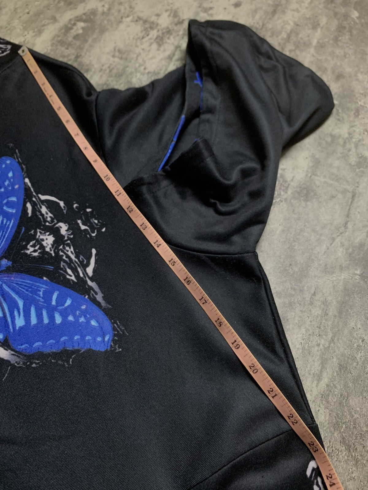 Japanese Brand Acdc Rag X Ray Skull Bones Psychedelic Butterfly Vkei Style Size ONE SIZE - 14 Thumbnail
