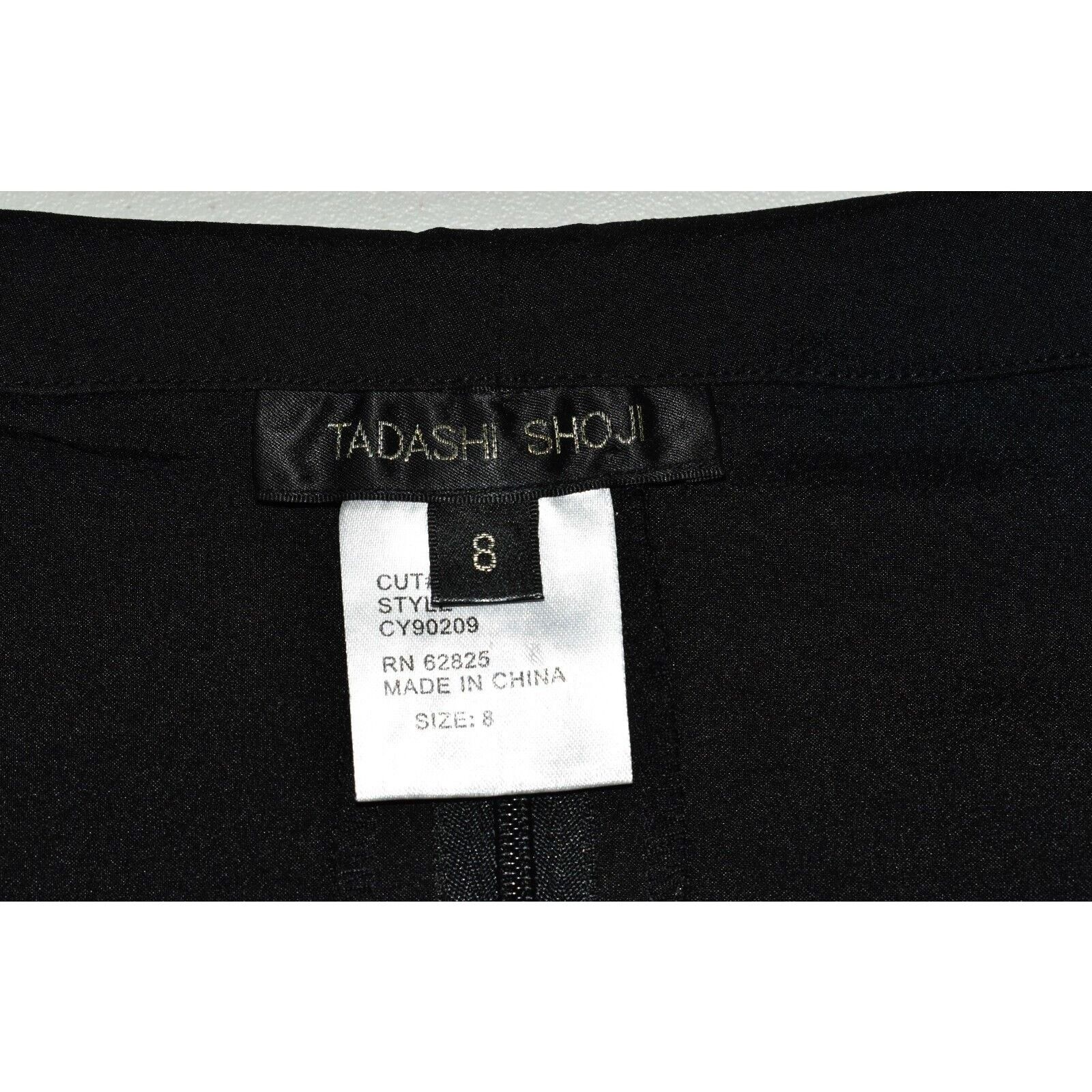 Tadashi Shoji TADASHI SHOJI Crystal Beaded Collar Self Belted Top Sz 8 Size M / US 6-8 / IT 42-44 - 6 Thumbnail