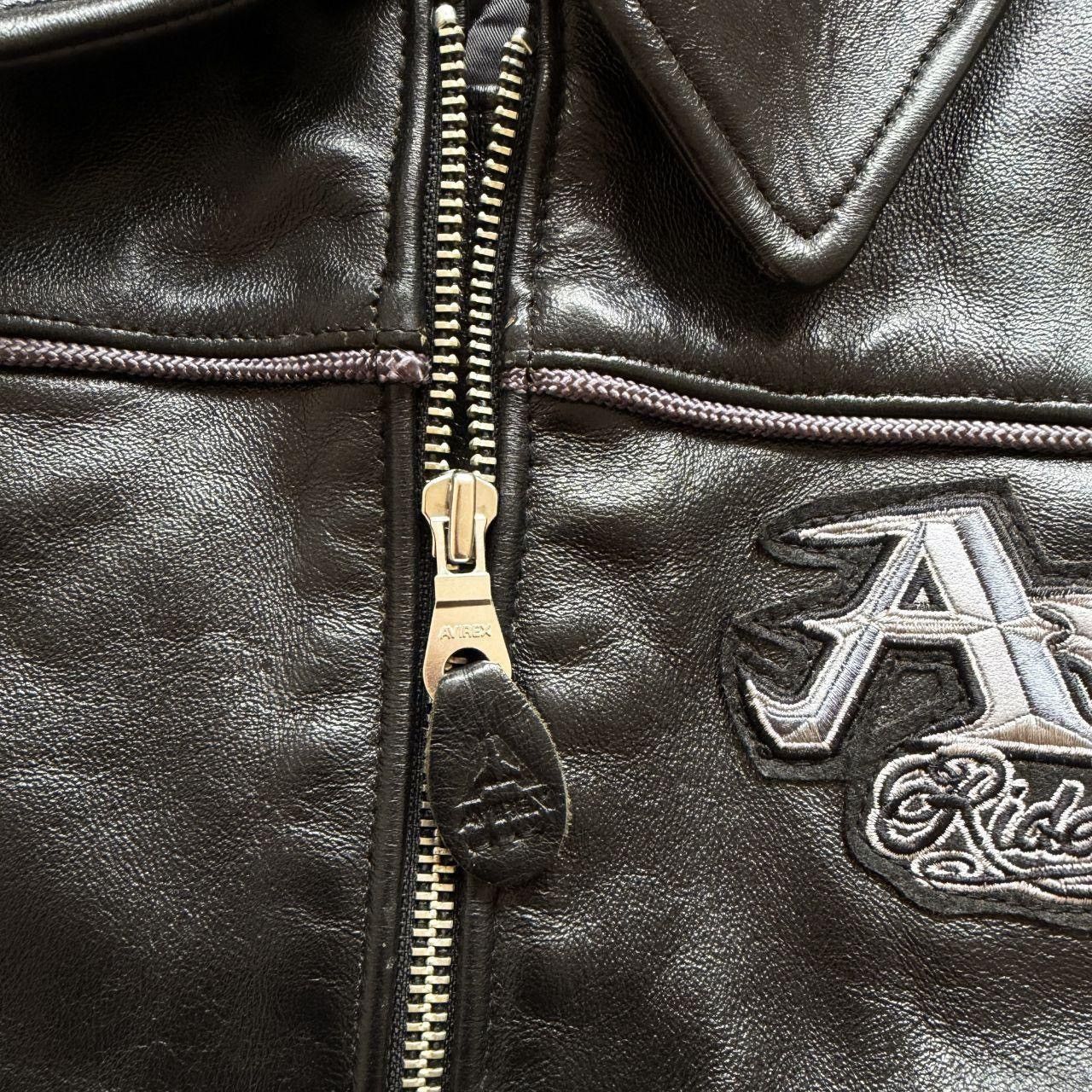 Avirex Avirex Leather Varsity Jacket Size US L / EU 52-54 / 3 - 3 Thumbnail