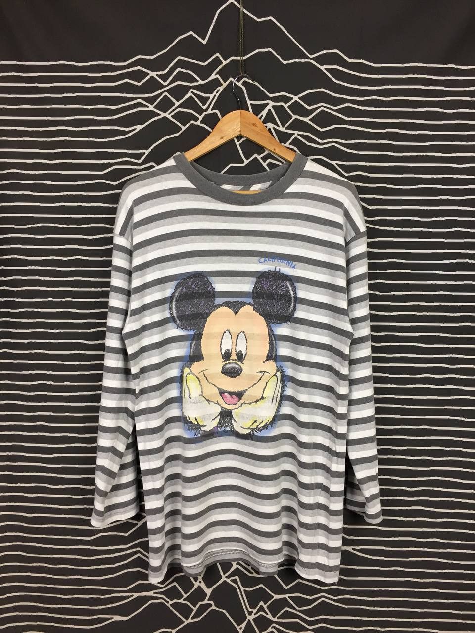 Cartoon Network × Mickey Mouse × Vintage Vtg 90s Mickey Mouse California Longsleeve Cartoon Tee Size US L / EU 52-54 / 3 - 1 Thumbnail