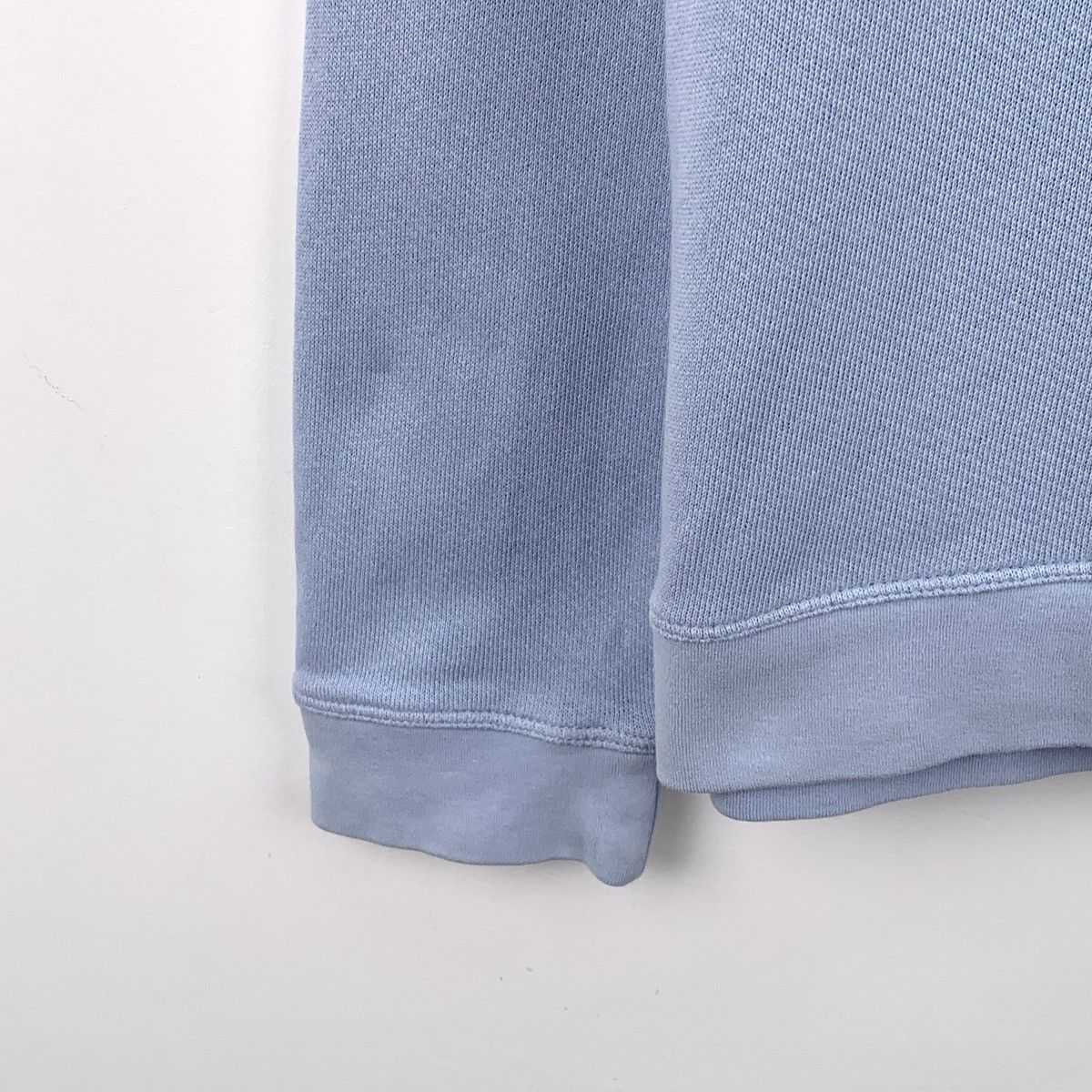 Loewe Loewe Light Blue Logo Embroidered Cotton Sweatshirt Size L / US 10 / IT 46 - 5 Thumbnail