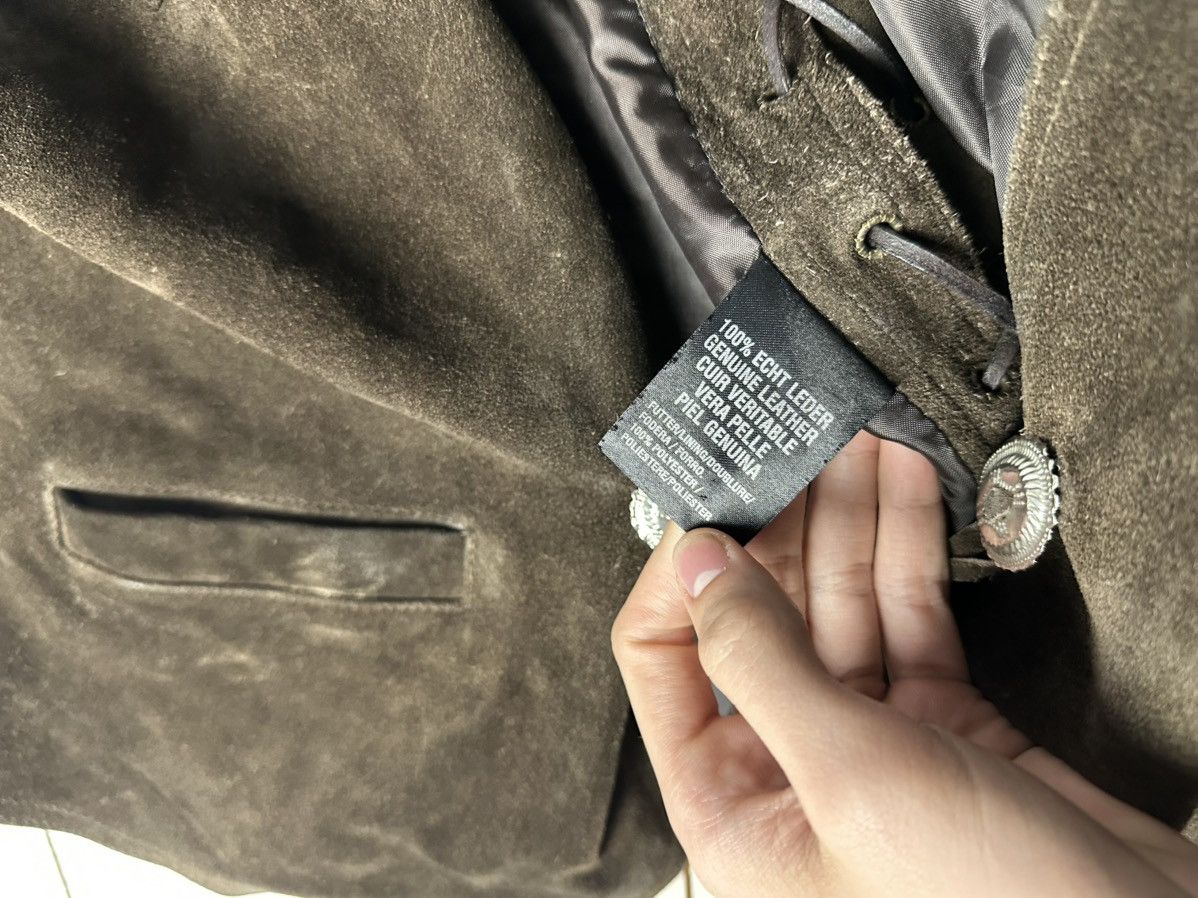 Genuine Leather 90s 🚨Vintage Leather WEST Flight Bomber RARE MOTORCYCLE Size US XXL / EU 58 / 5 - 8 Thumbnail