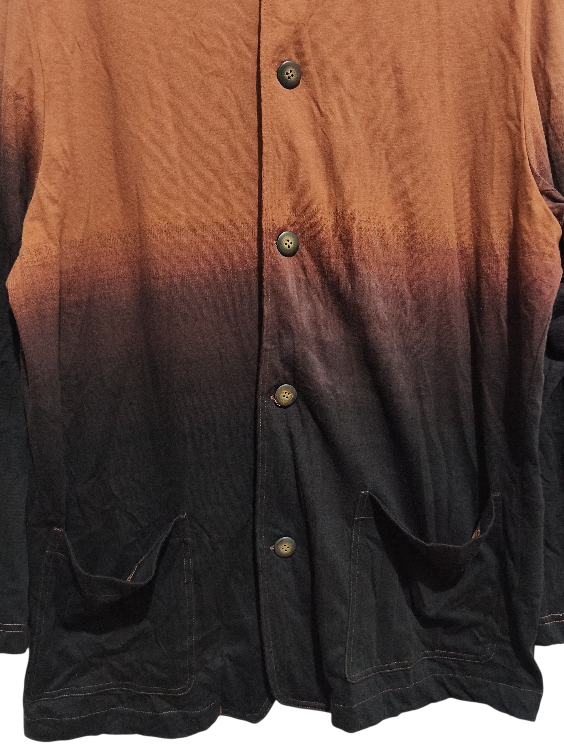 Hiroko Koshino Homme Hiroko Koshino Homme Ombre Fade Jacket Japanese Avant Garde Size US L / EU 52-54 / 3 - 6 Thumbnail