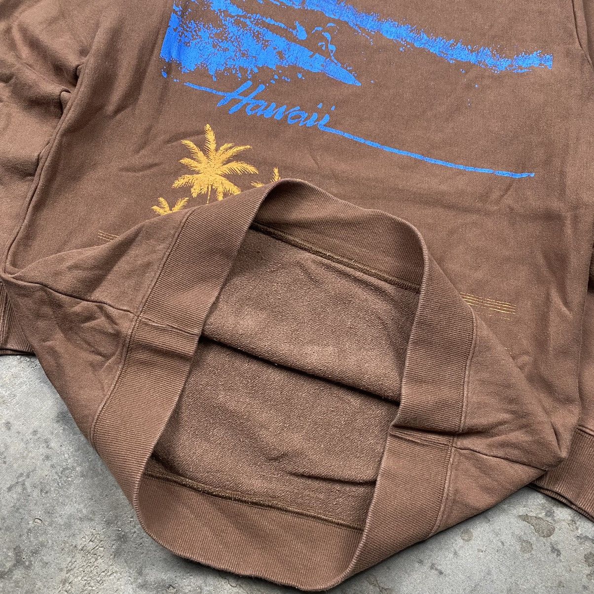 Vintage y2k Kauai Hawaii Surf Brown Crewneck Size US S / EU 44-46 / 1 - 3 Thumbnail