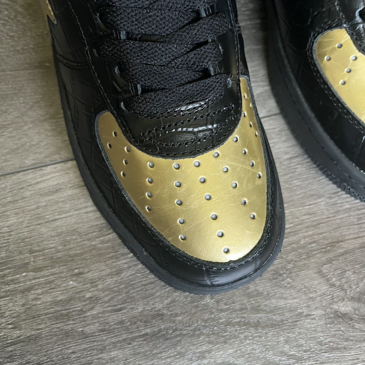 Bape New A Bathing Ape Bape Bapesta 24 Karat Black Gold Sneakers Size US 8.5 / EU 41-42 - 10 Thumbnail
