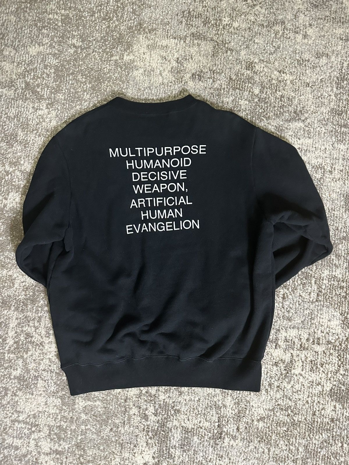 トップス UNDERCOVER EVANGELION sweat size4 4700 EVANGELION X UNDERCOVER SHIRT XL SIZE BLACK TAKAHASHI