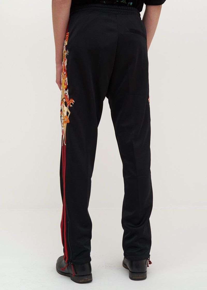 Doublet o1tko10426 Chaos-Embroidered Track-Pants in Black Size US 32 / EU 48 - 3 Thumbnail