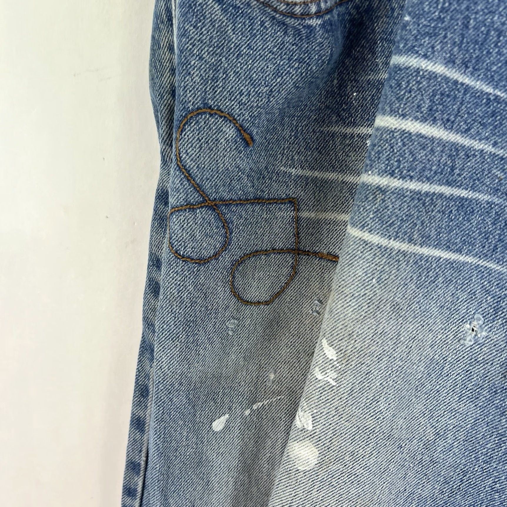 Sean John VINTAGE Sean John Jeans Distressed Straight Denim Men 40 Regular Inseam 31 Blue 90s Hip Hop Retrofit Size US 40 / EU 56 - 5 Thumbnail