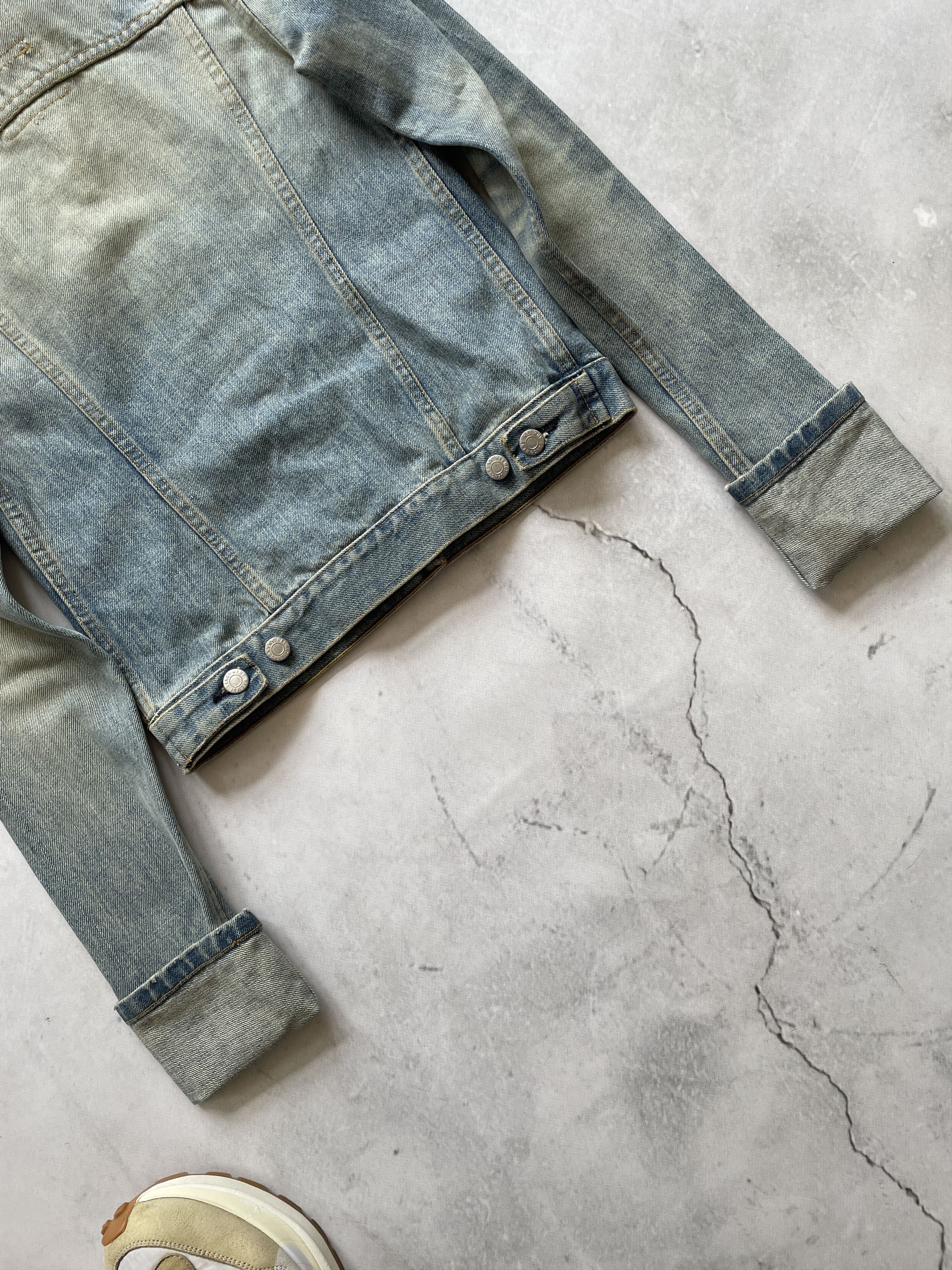 Helmut Lang Helmut Lang Sandwashed Denim Jacket Size US M / EU 48-50 / 2 - 2 Thumbnail