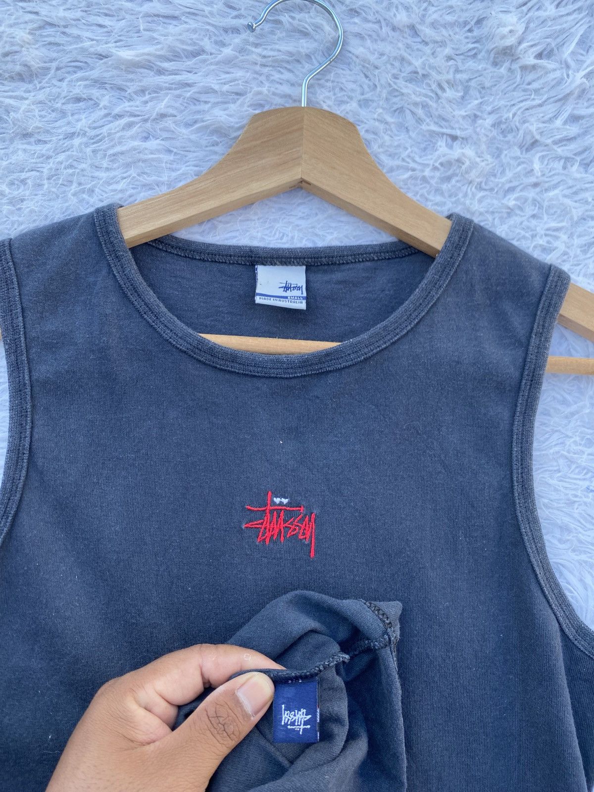 Stussy Rare Vintage Stussy Streetwear Small Logo Tank Dress Size US S / EU 44-46 / 1 - 10 Thumbnail