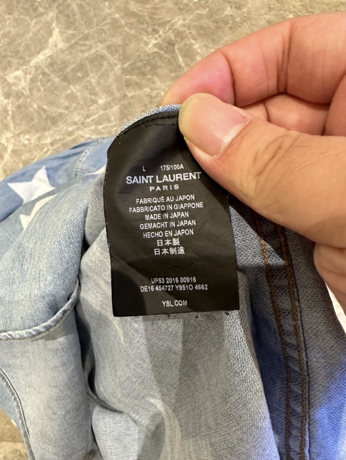 saint laurent star shirt-2505