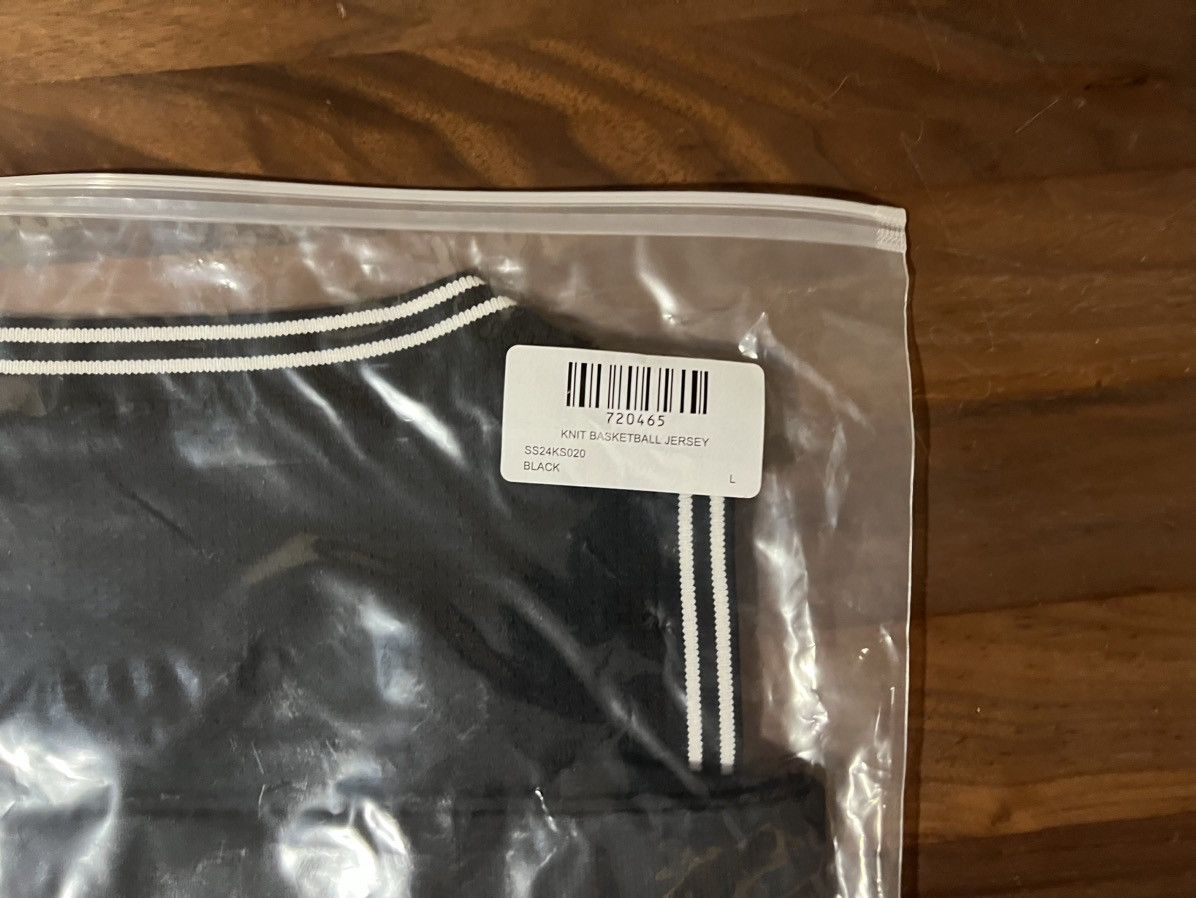 Aime Leon Dore Aime Leon Dore ALD Knit Basketball Jersey Sweater Logo Black Size US L / EU 52-54 / 3 - 9 Thumbnail