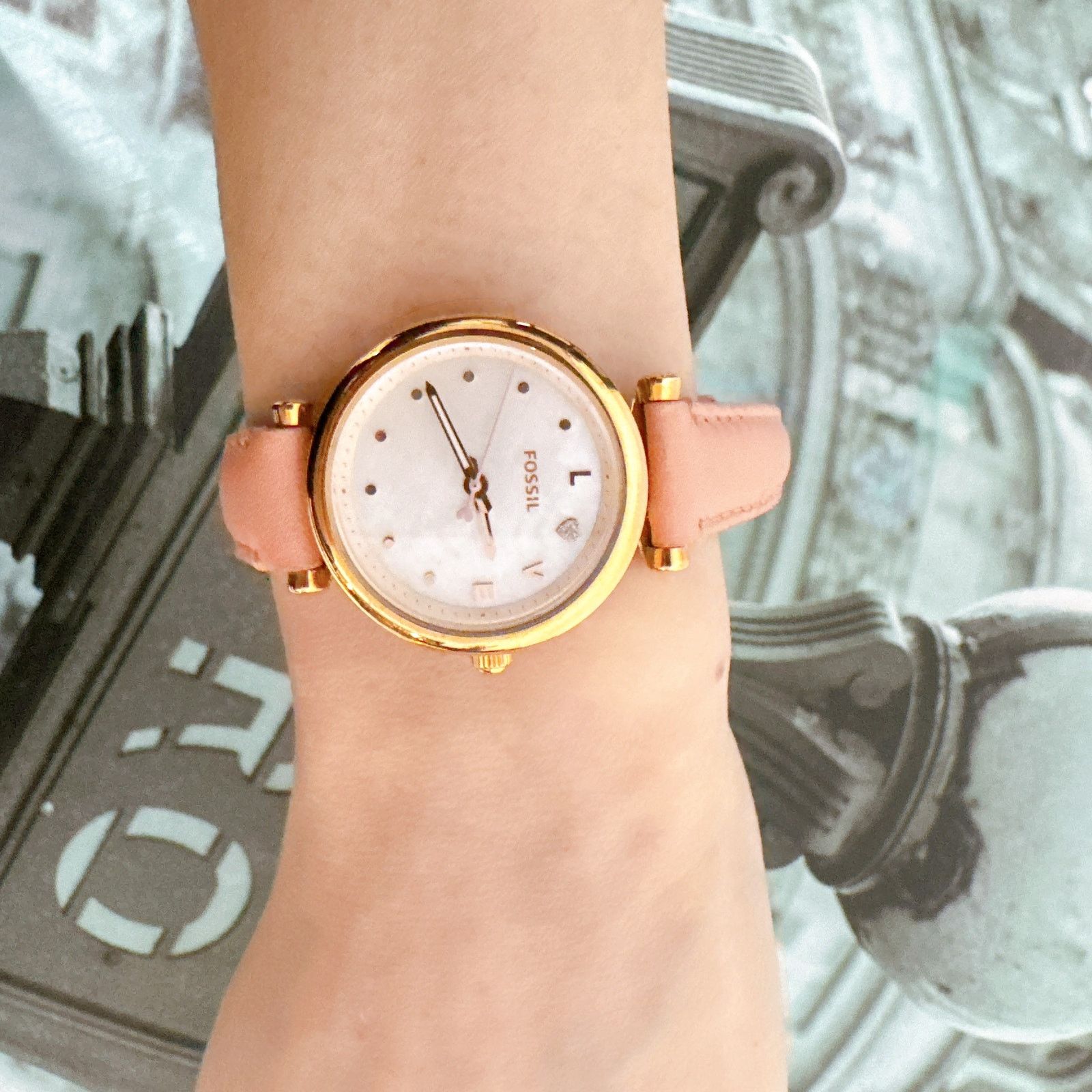 Fossil Fossil ES5064 Carlie Mini Pink Watch For Women Size ONE SIZE - 6 Thumbnail