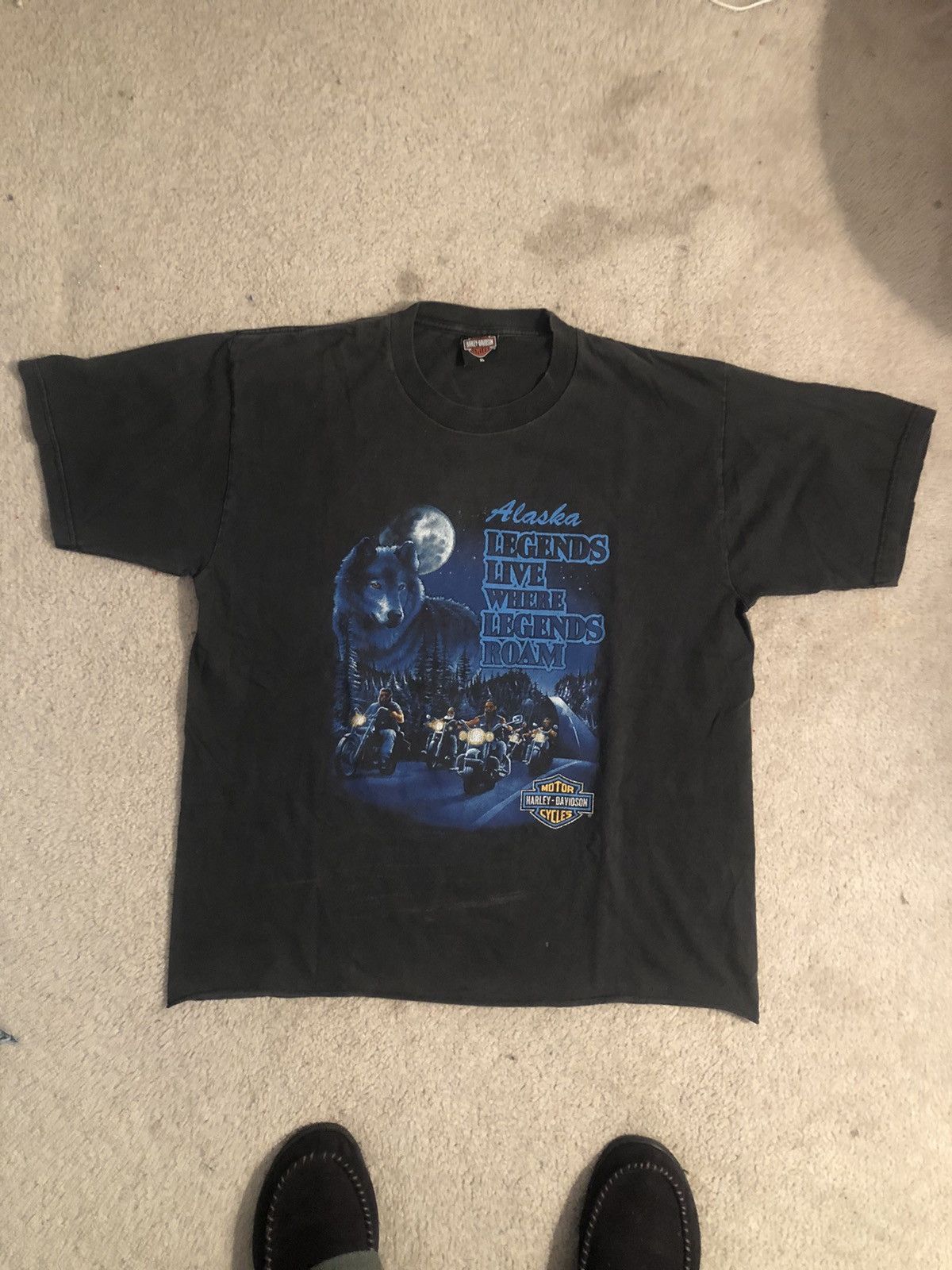 Vintage Vintage Harley Davidson tshirt Size US XL / EU 56 / 4 - 1 Thumbnail
