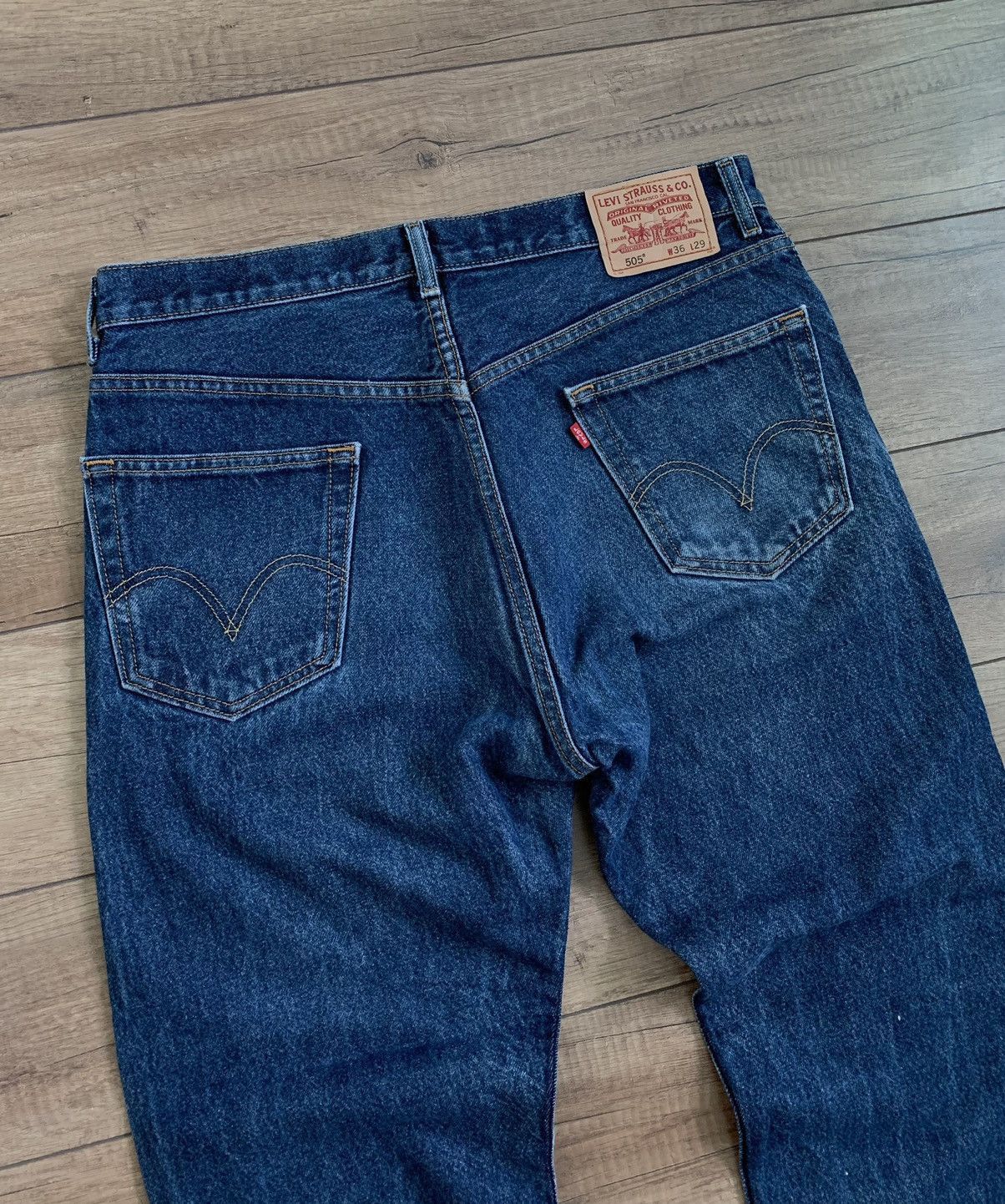 Levi's Vintage Levi's 505 Distressed Wide Jeans Denim Pants Size US 36 / EU 52 - 11 Thumbnail