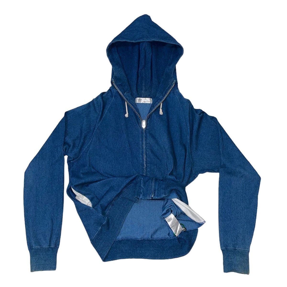 TOGA VIRILIS TOGA VILIRIS Archives Blue Indigo Zip-Up Hoodie Size US M / EU 48-50 / 2 - 7 Thumbnail