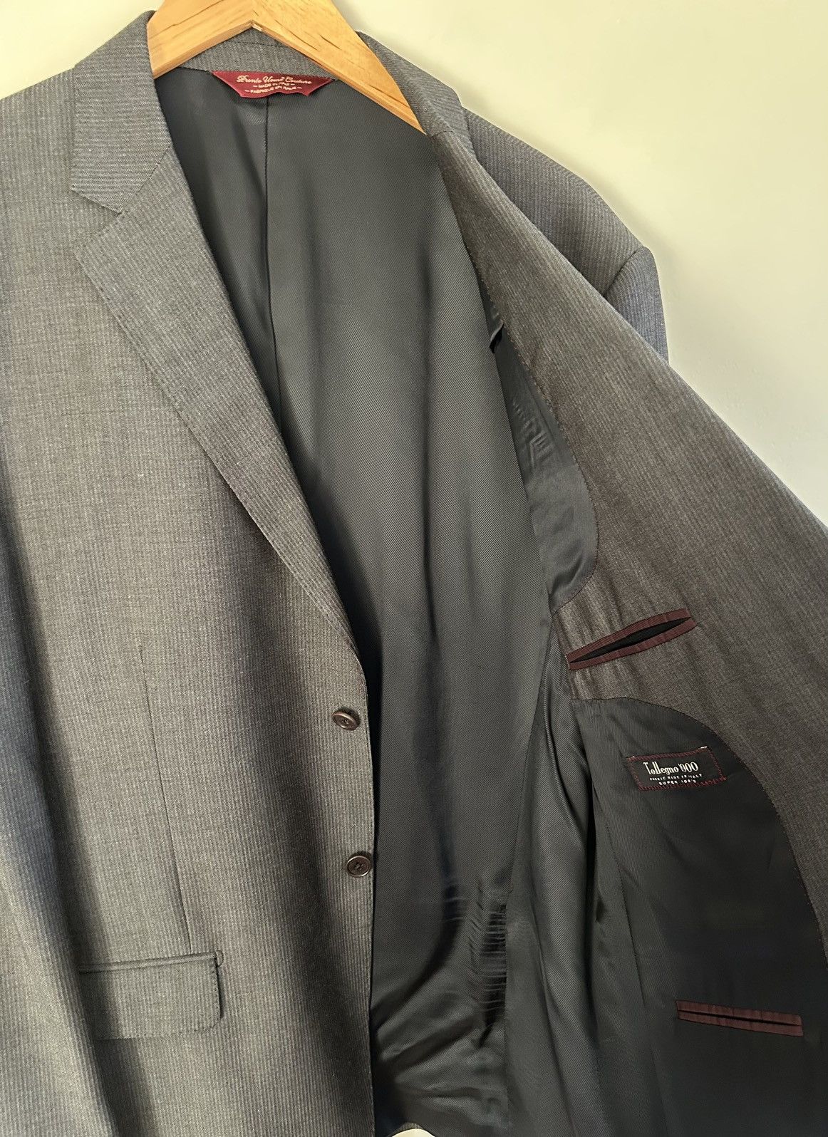 Pronto Uomo Pronto Uomo Couture Tollegno 1900 Wool Blazer Sport Jacket Size 44R - 10 Thumbnail