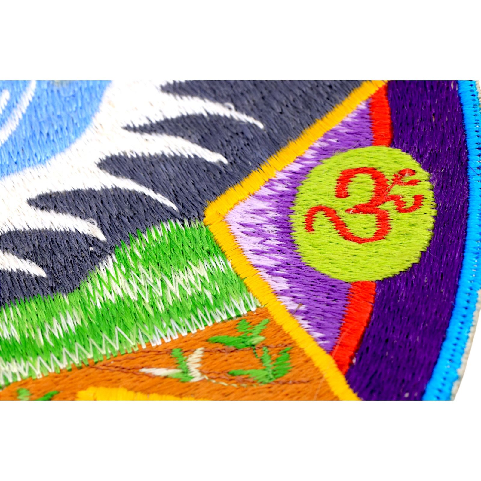 Other Chakra Star Himalayan Mountain Rainbow Color 7" Patch vtg Size ONE SIZE - 4 Thumbnail
